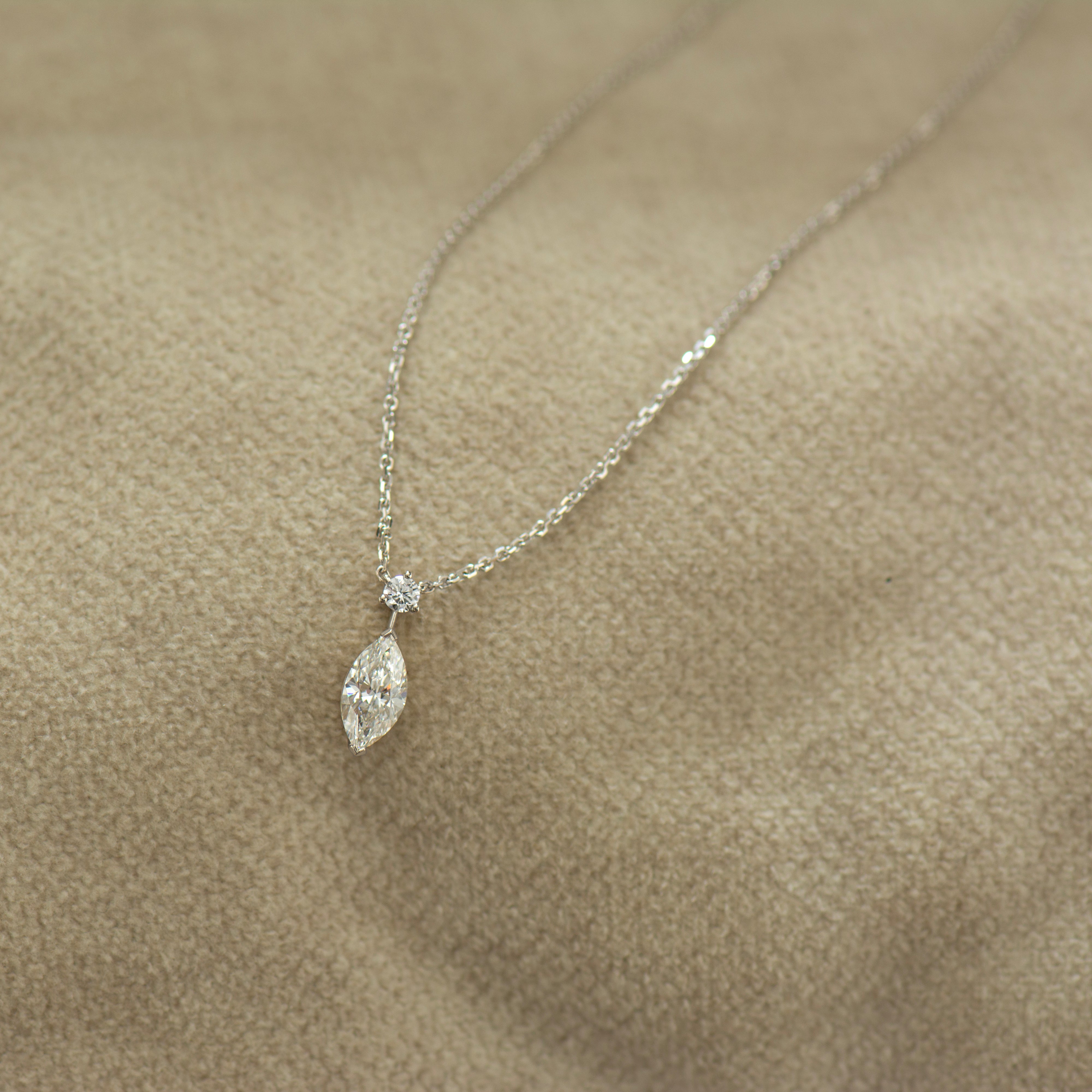 Marquise Diamond Necklace
