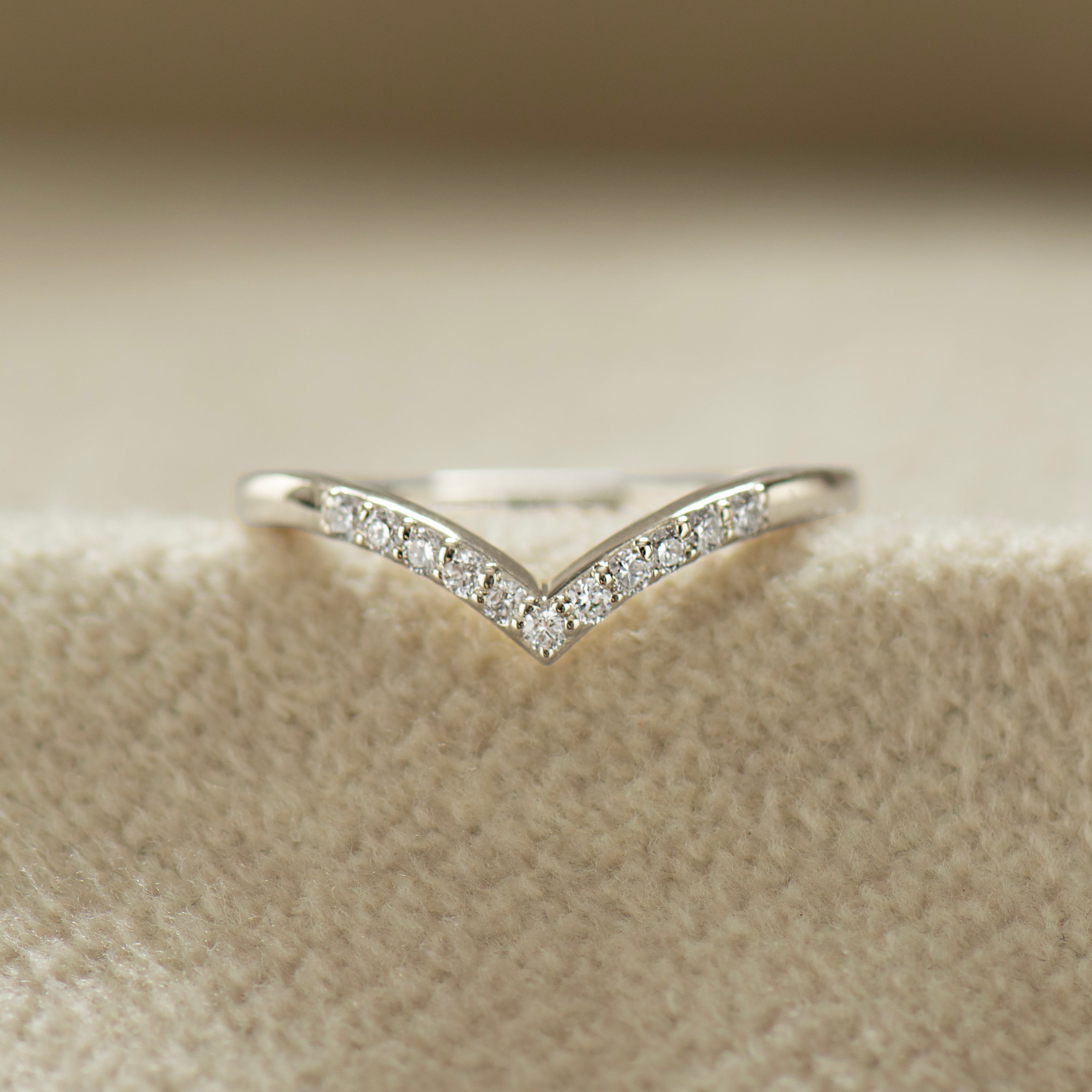 Matching Diamond Ring For Green Sapphire Ring