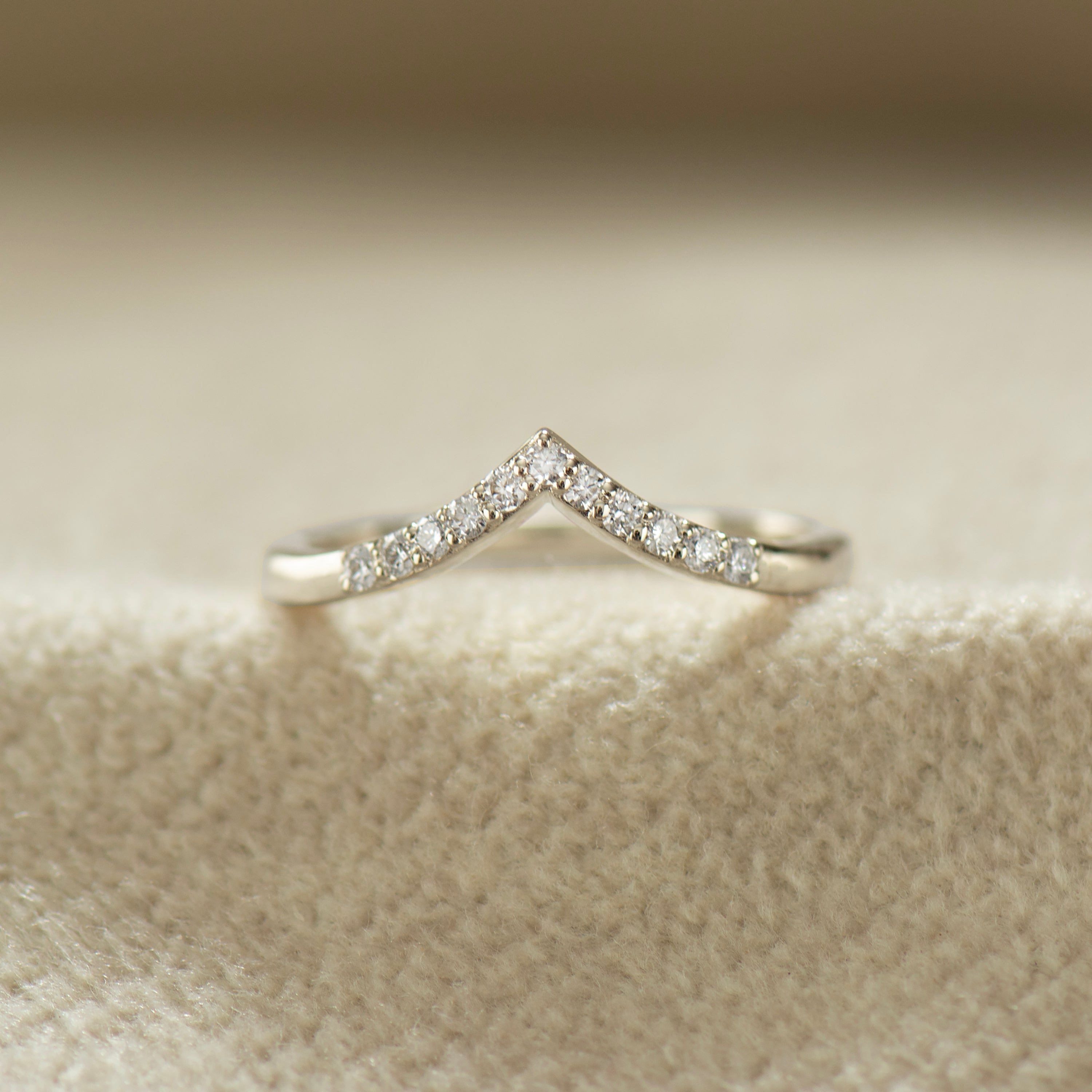 Matching Diamond Ring For Green Sapphire Ring