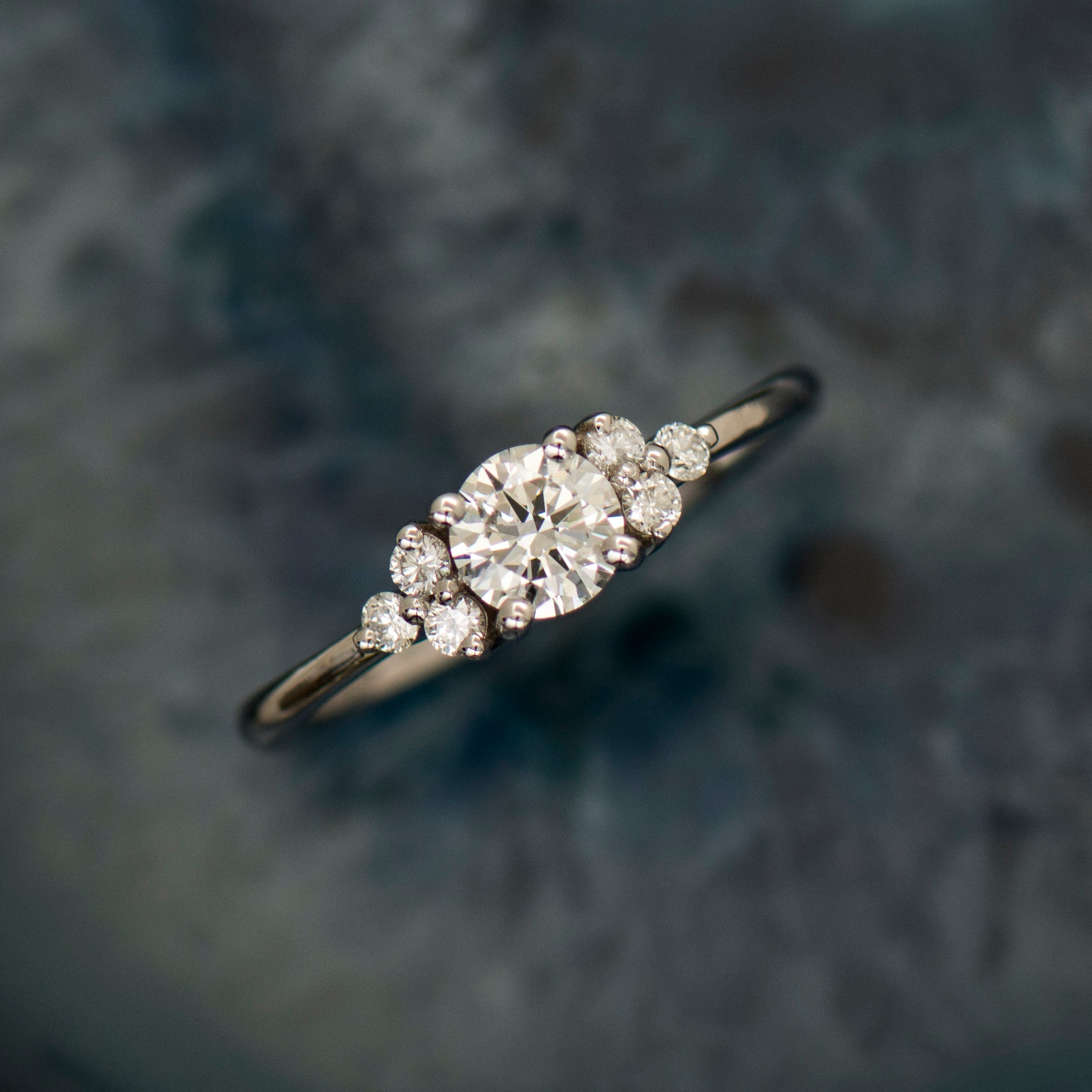 Floral Engagement Ring
