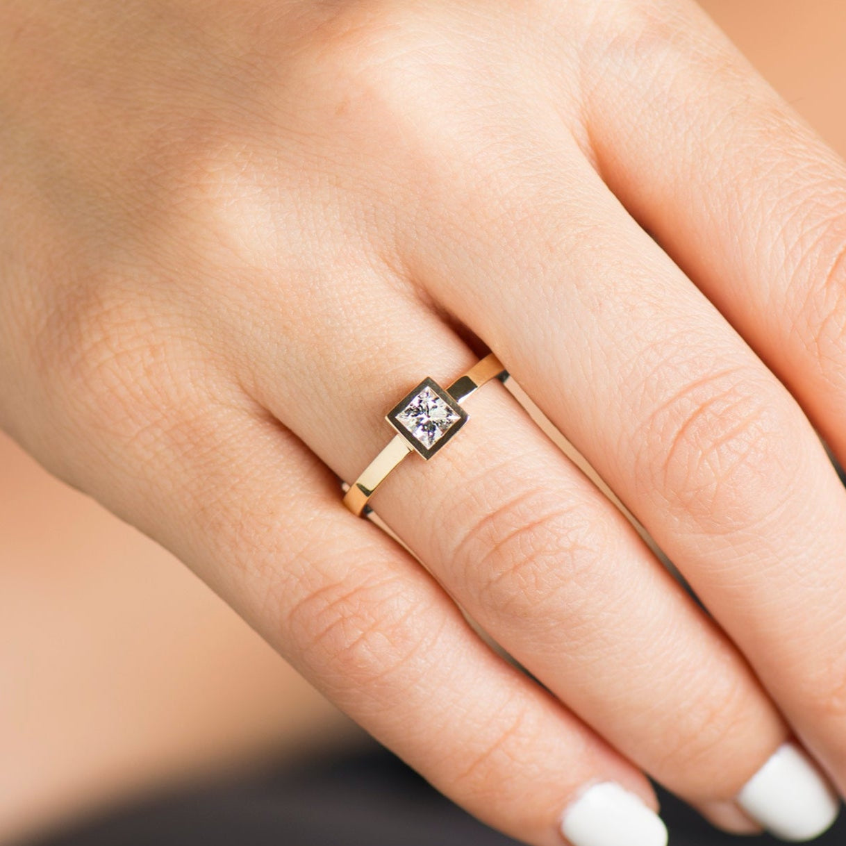 Square Engagement ring