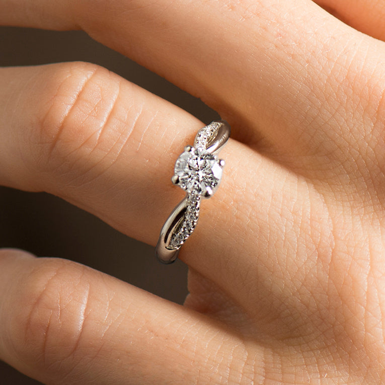 Knot Engagement Ring