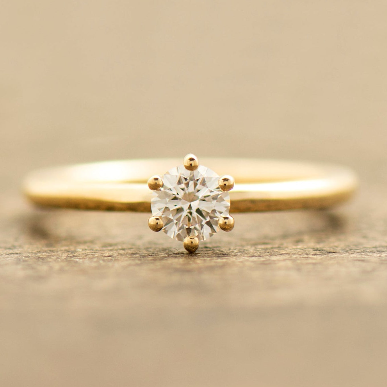 Classic Six Prong Solitaire Ring