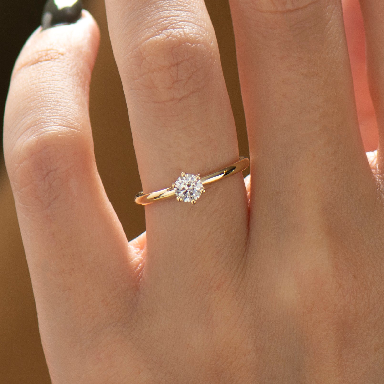 Classic Six Prong Solitaire Ring