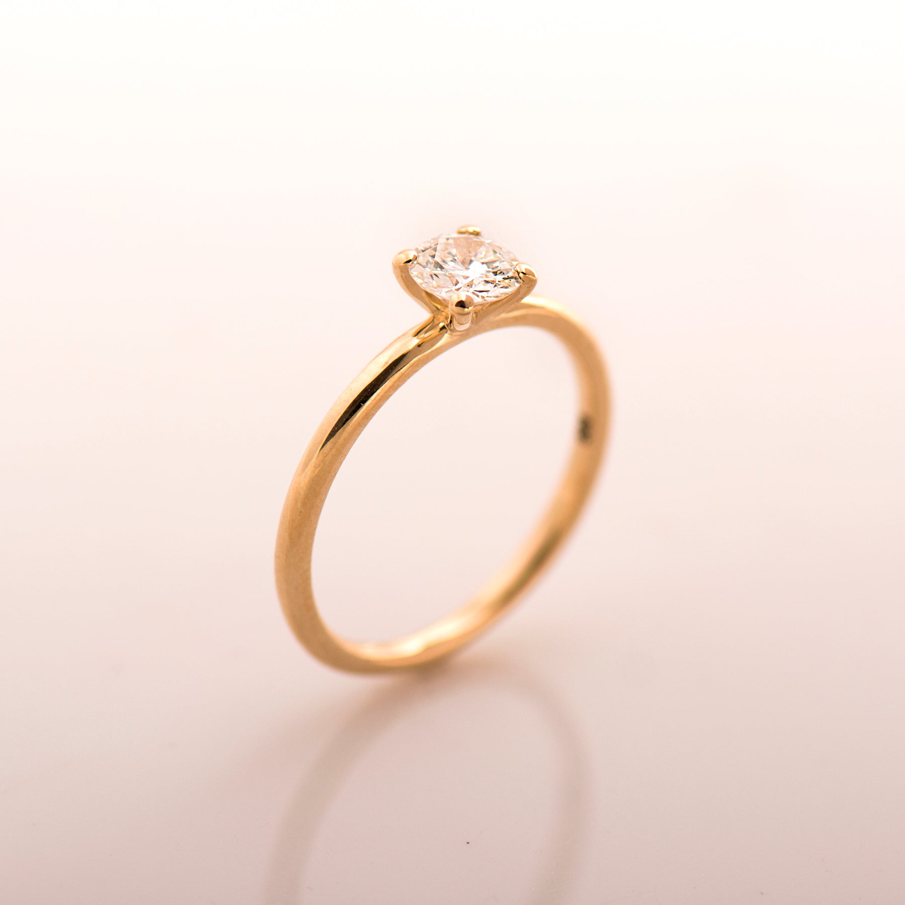 Simple Solitaire Engagement Ring