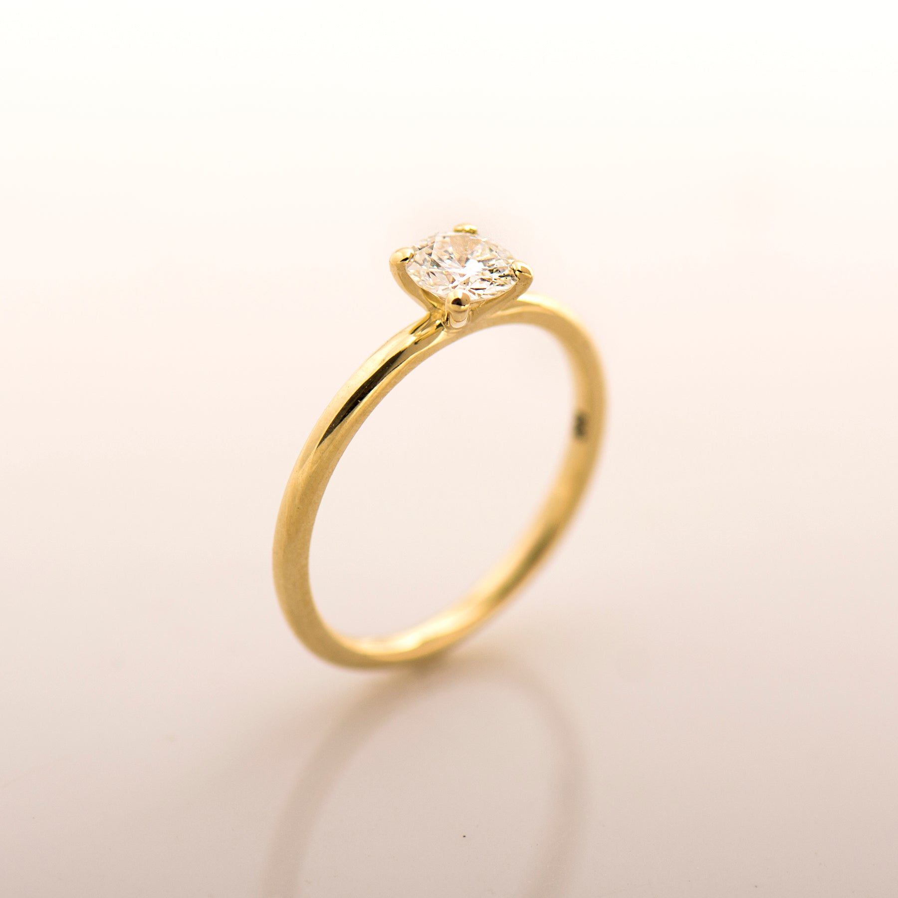 Simple Solitaire Engagement Ring