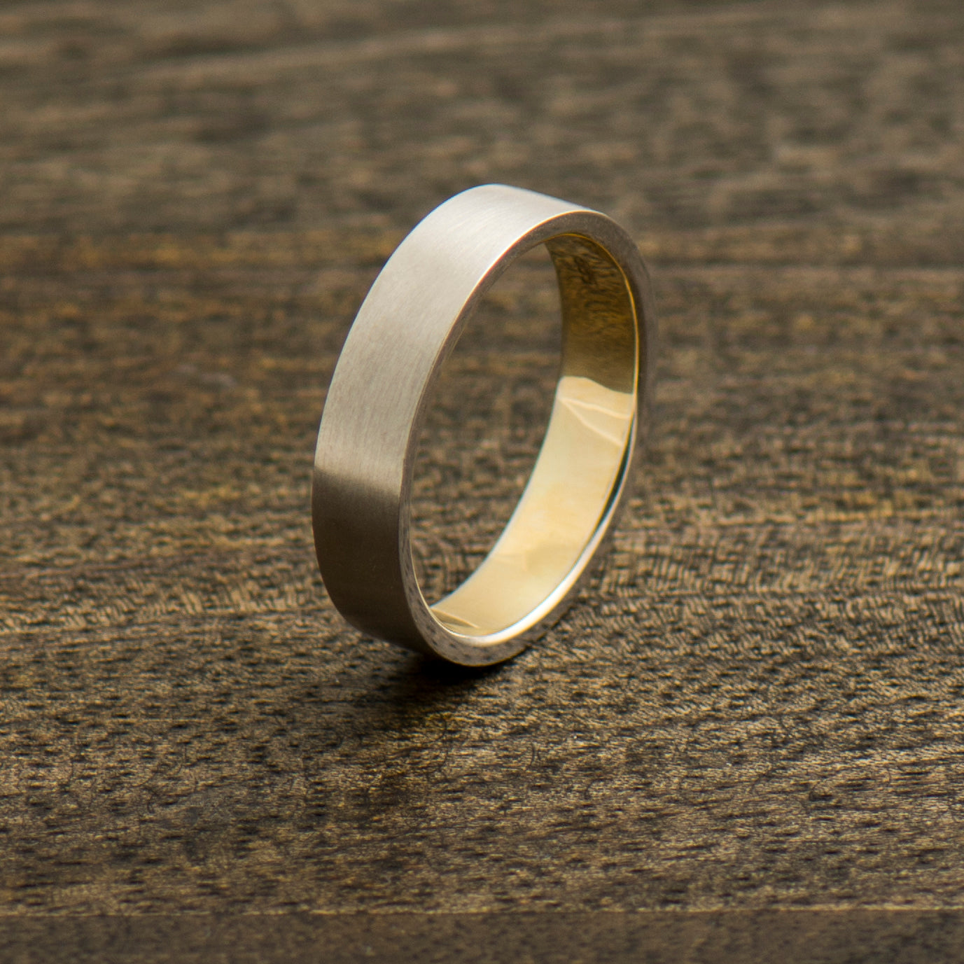 Two Tone Wedding Ring