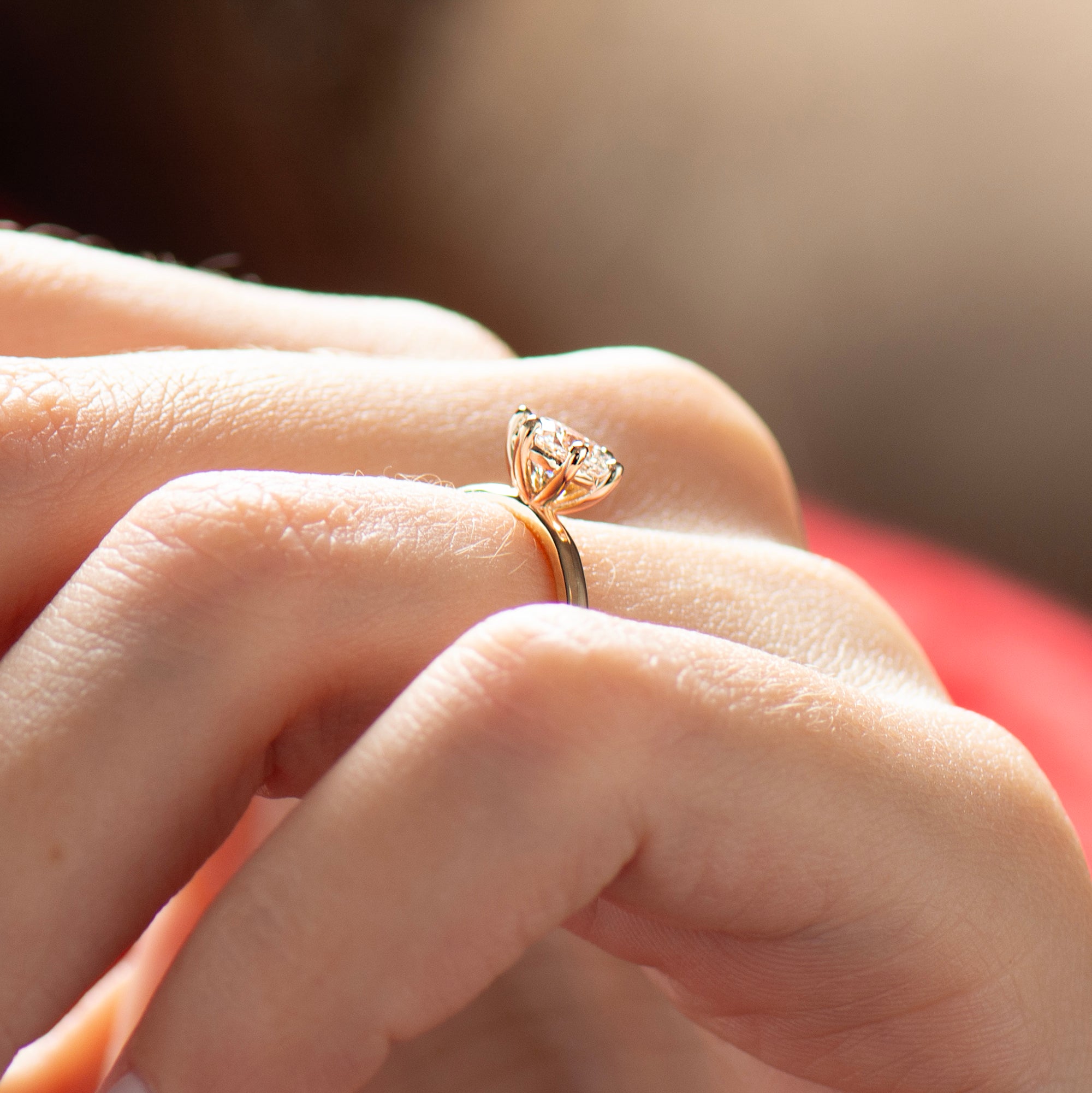 Large Classic Engagement Ring
