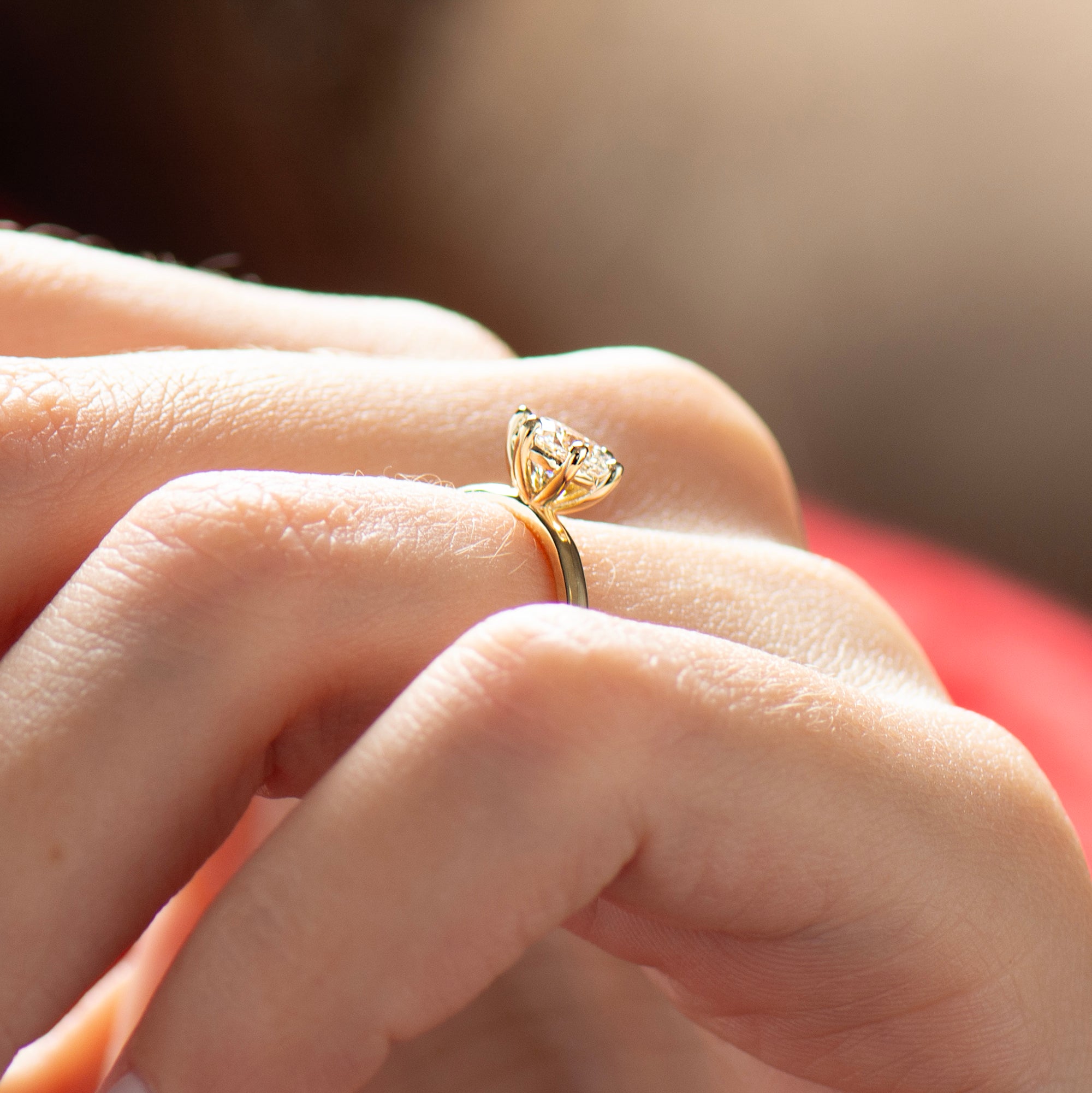 Large Classic Engagement Ring
