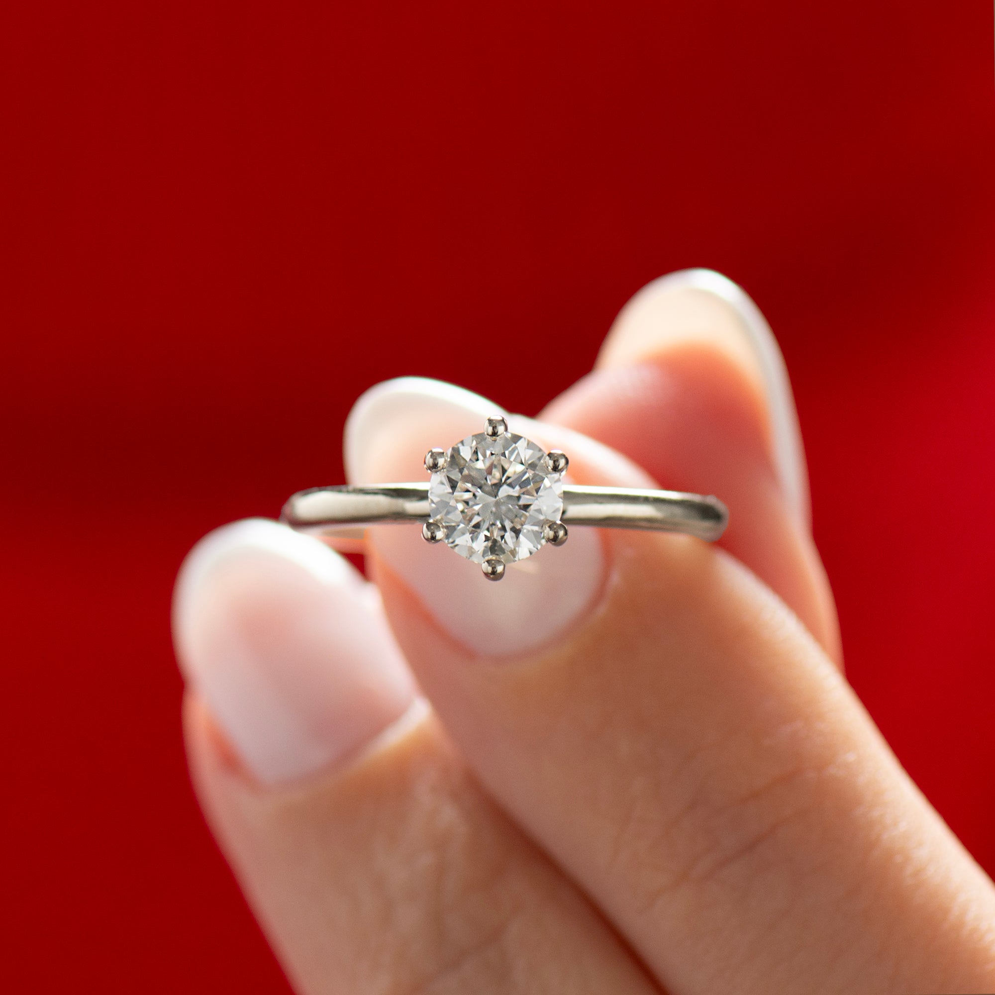 Large Classic Engagement Ring