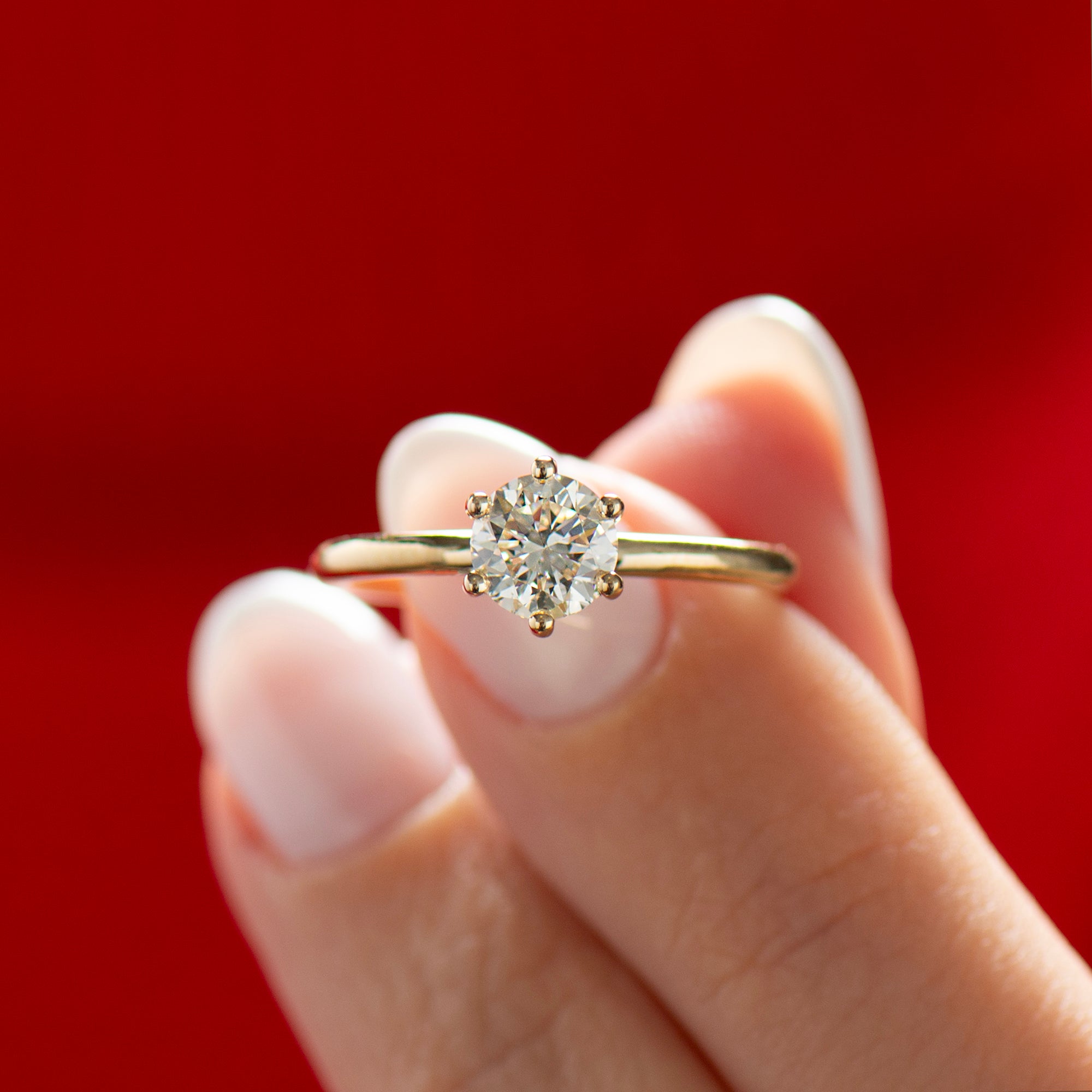 Large Classic Engagement Ring