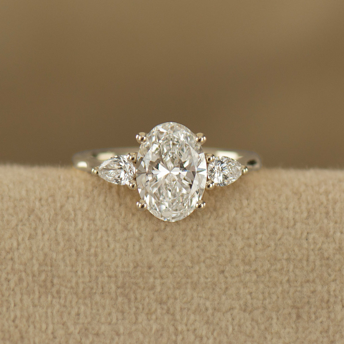 Oval Brilliant Lab Diamond Ring