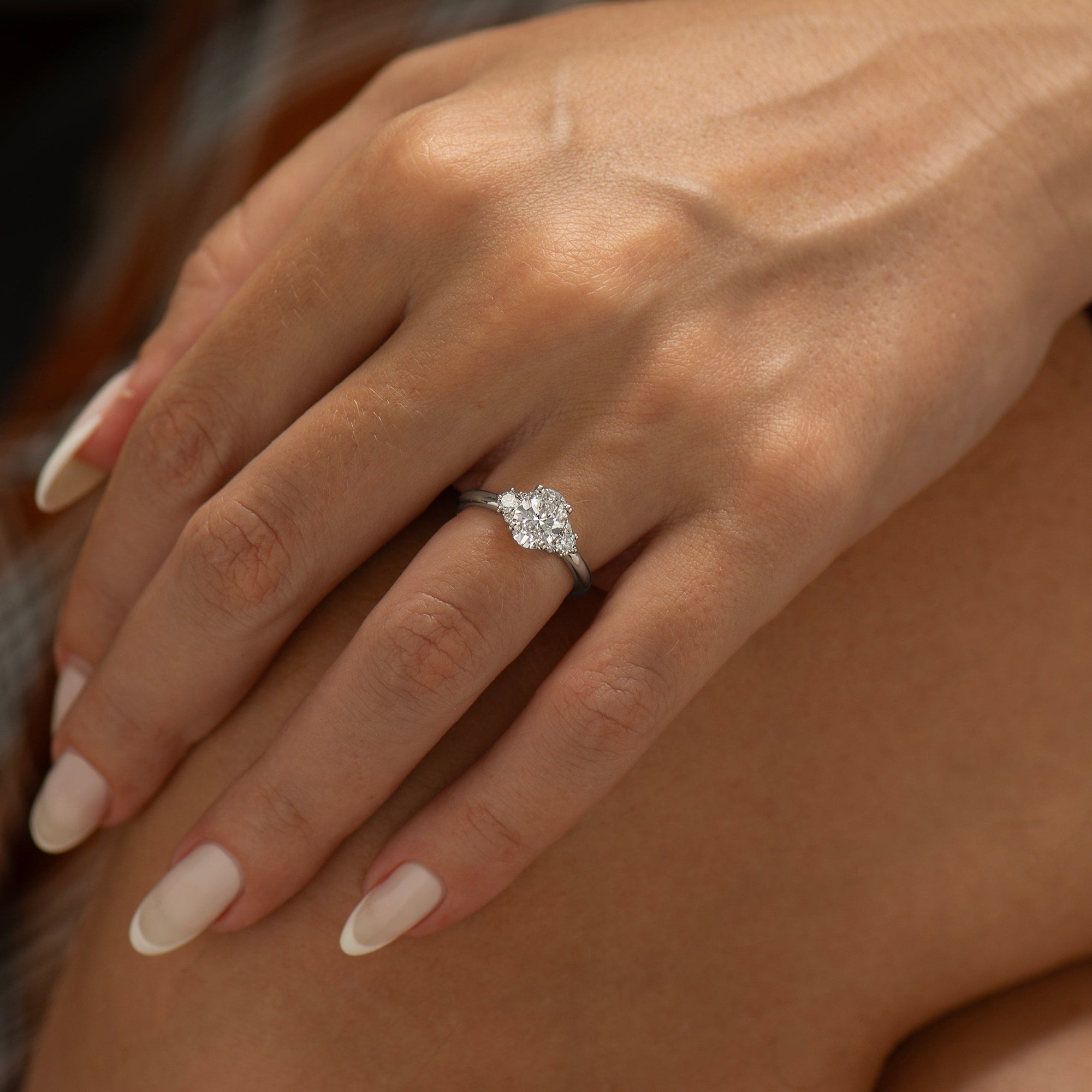 Oval Diamond Engagement Ring