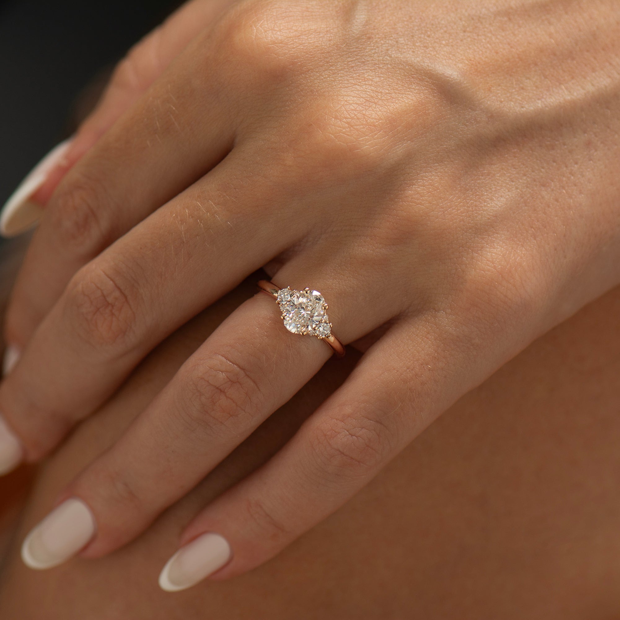 Oval Diamond Engagement Ring