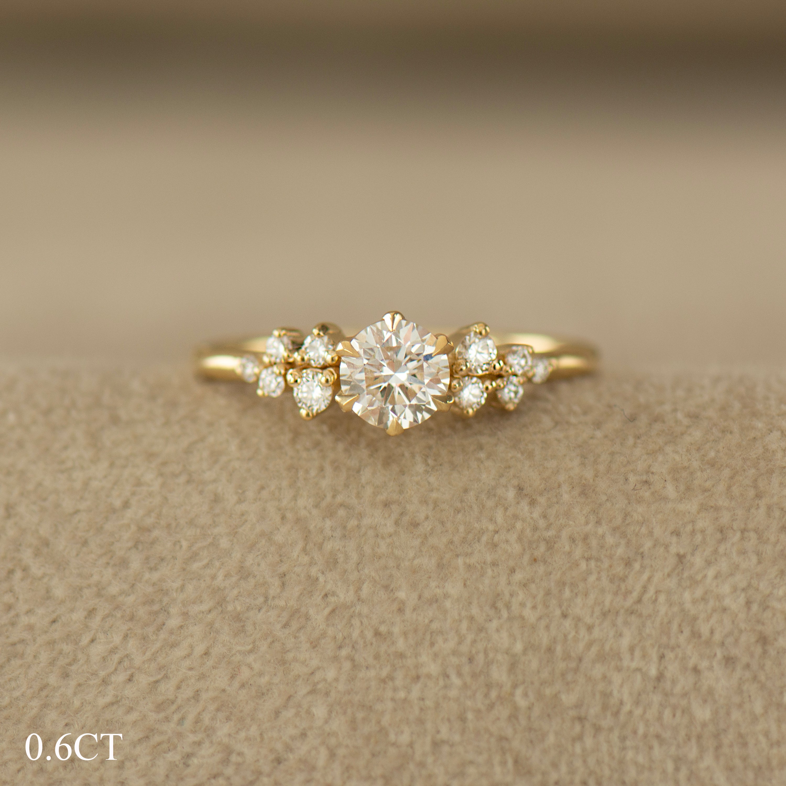 Bloom Cluster Engagement Ring