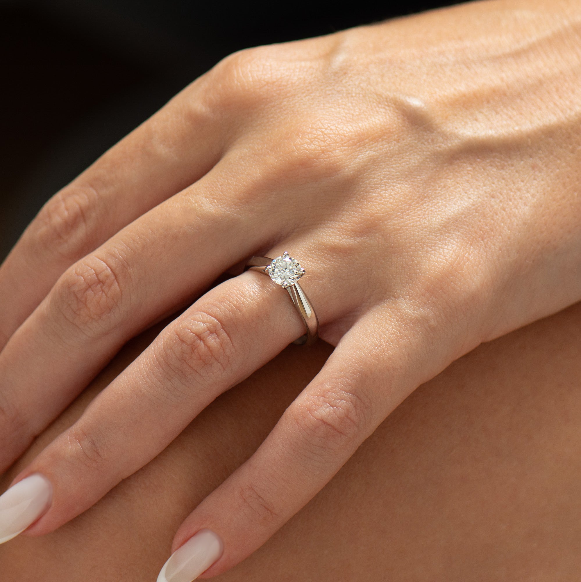 Cathedral Solitaire Ring