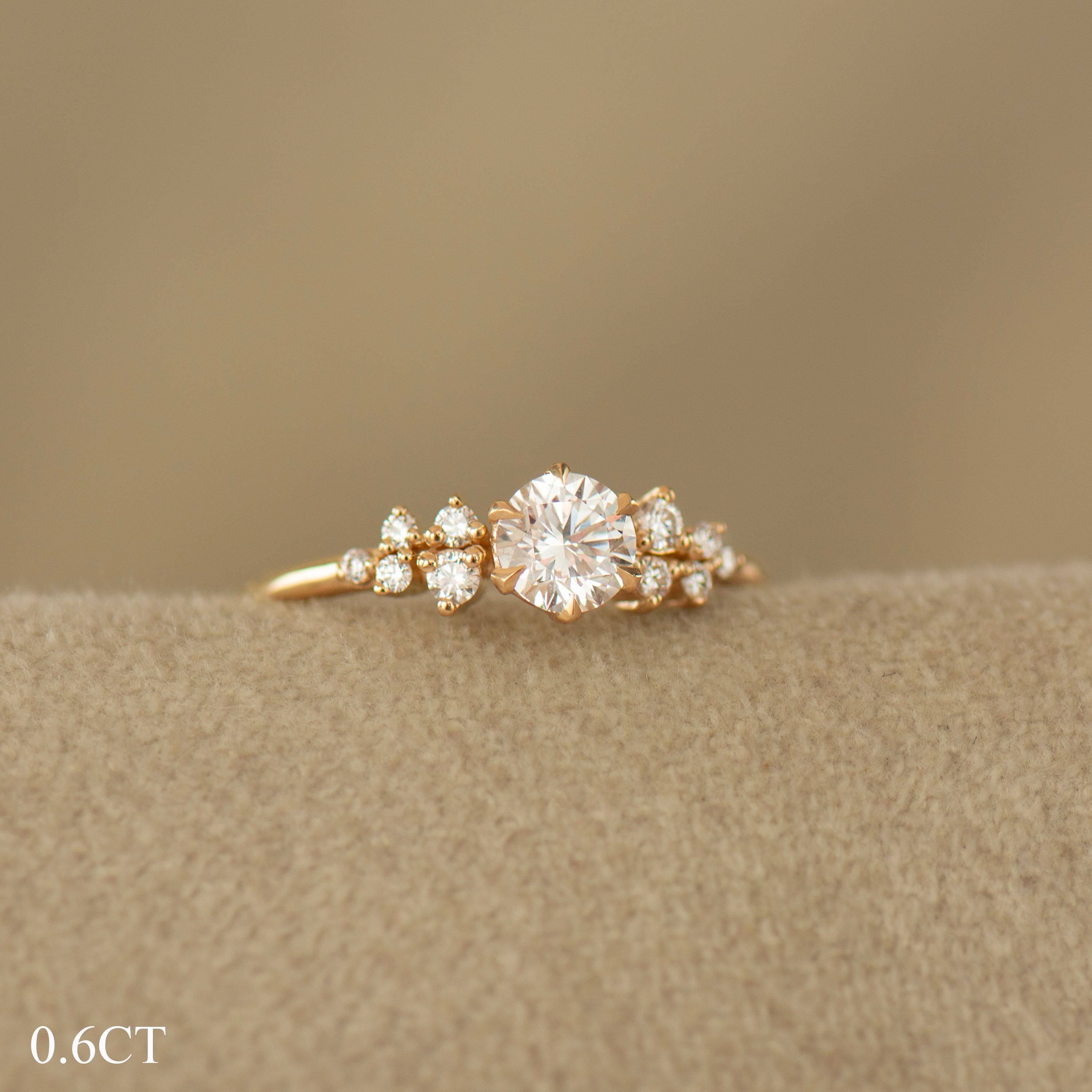 Bloom Cluster Engagement Ring