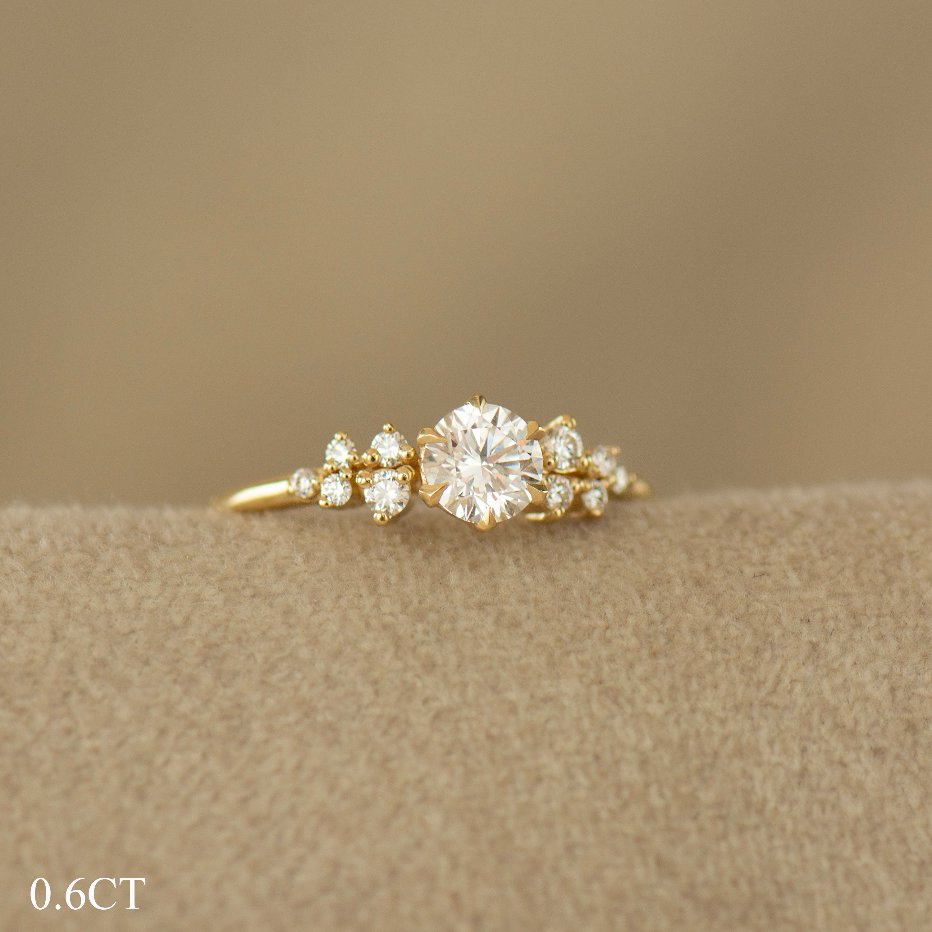 Bloom Cluster Engagement Ring