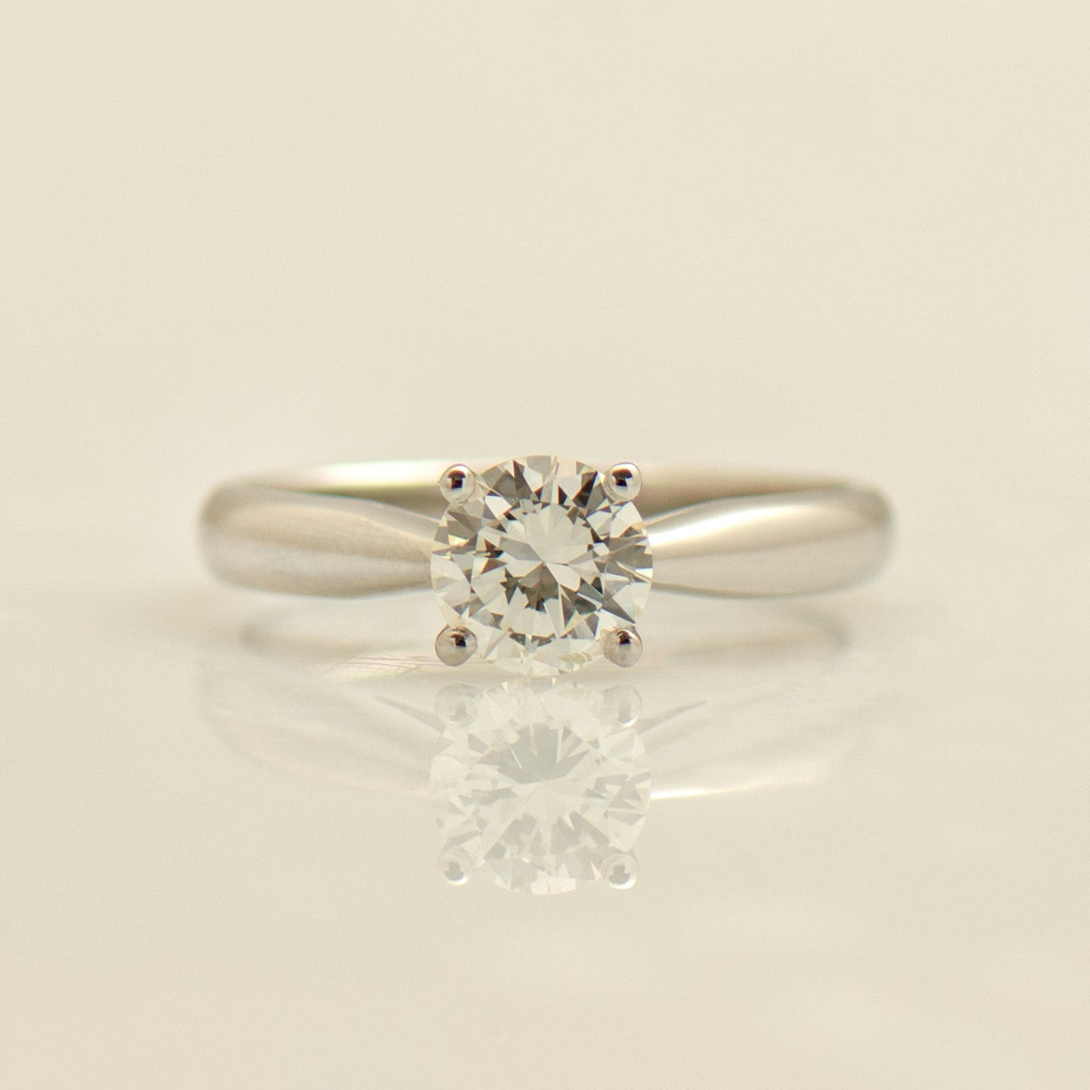 Cathedral Solitaire Ring