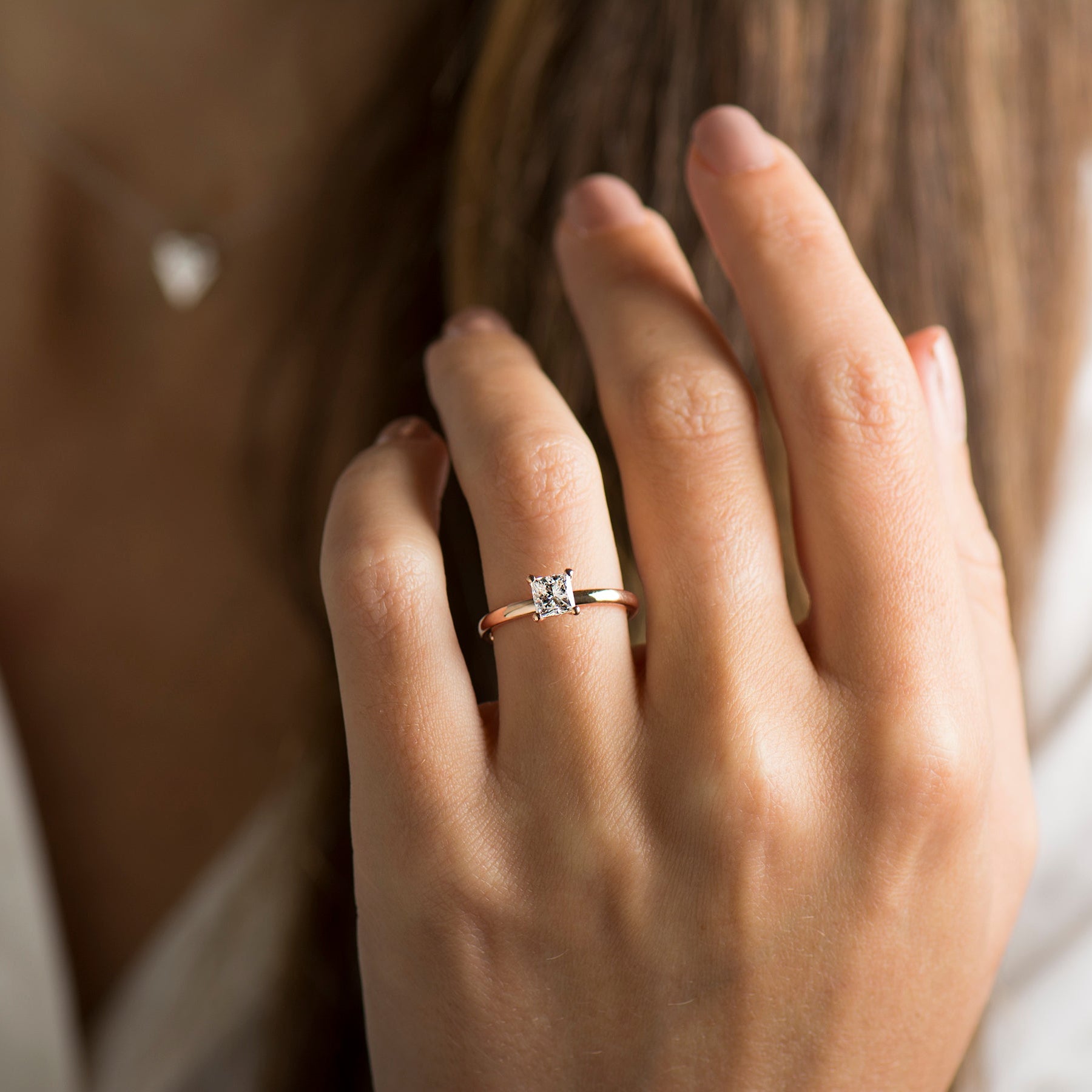 Classy Princess Engagement Ring