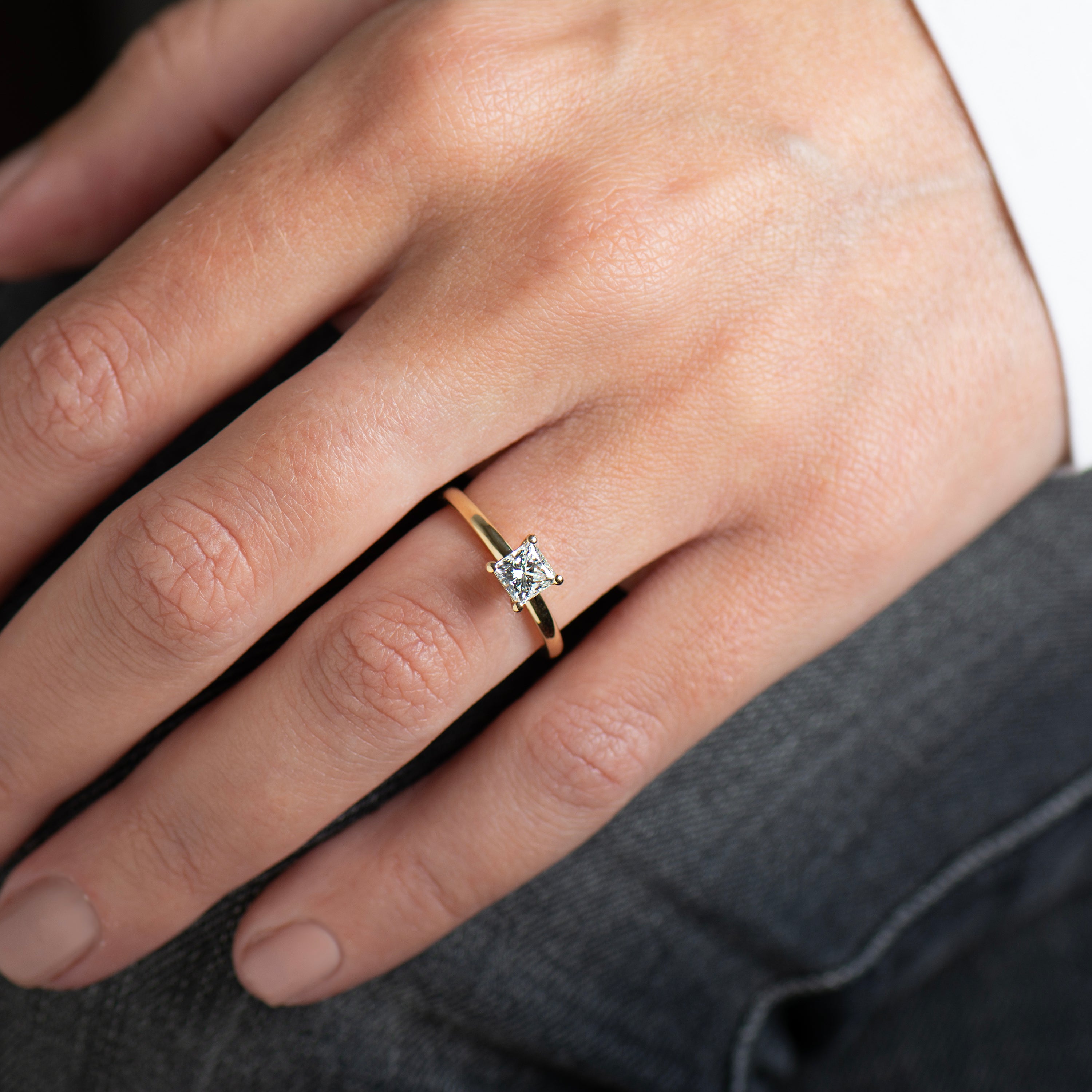 Classy Princess Engagement Ring