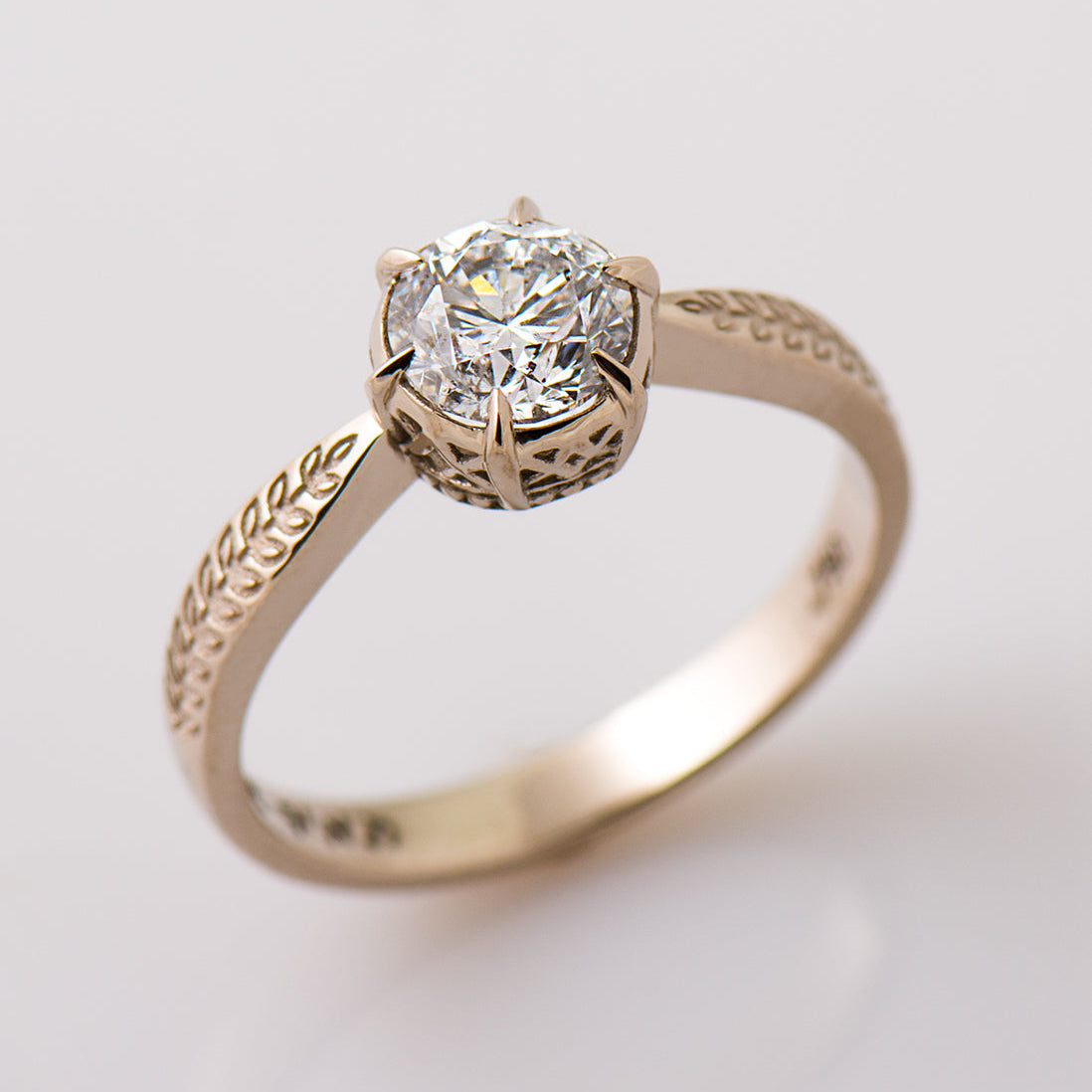 Vintage Style Engagement Ring