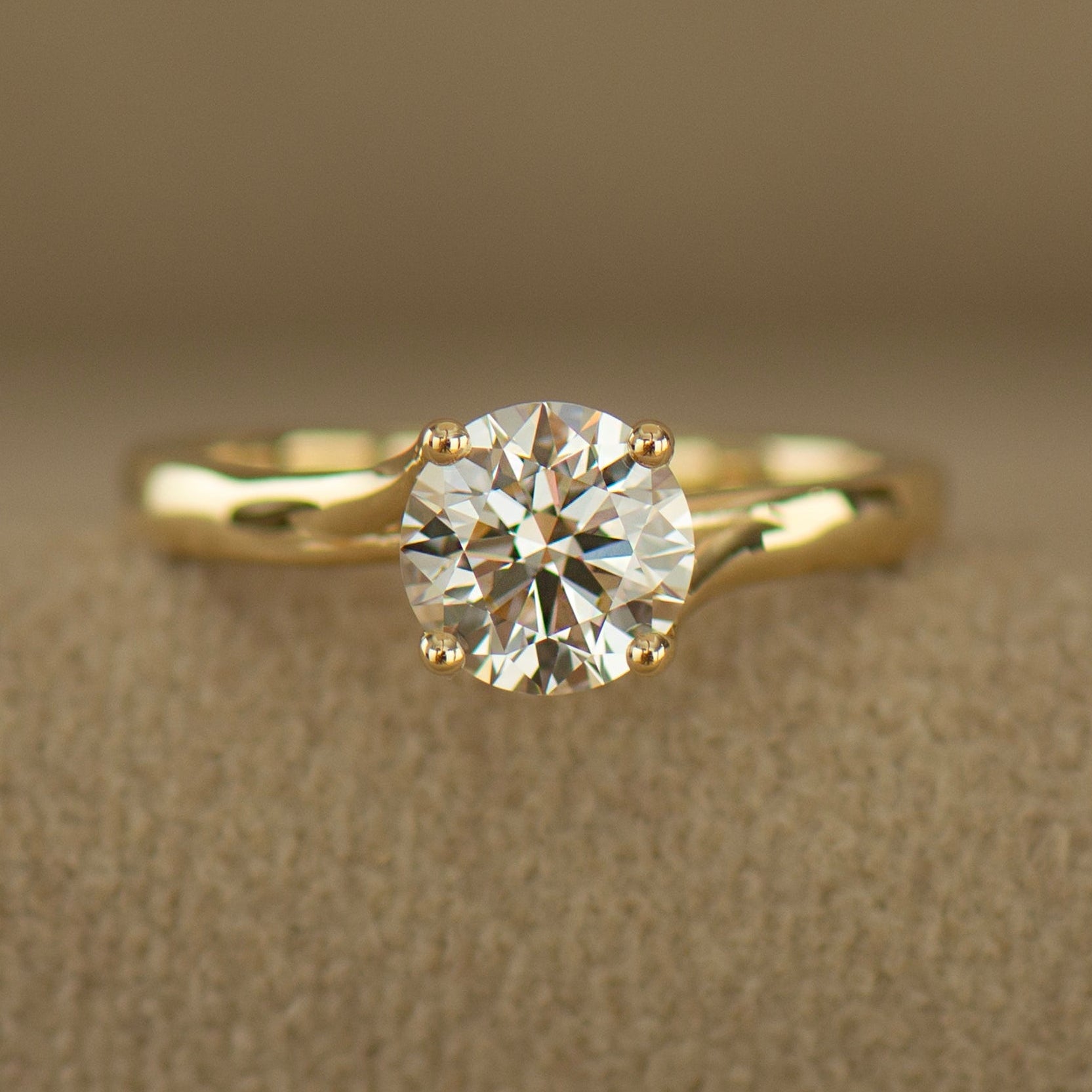 Large Bypass Engagement Ring