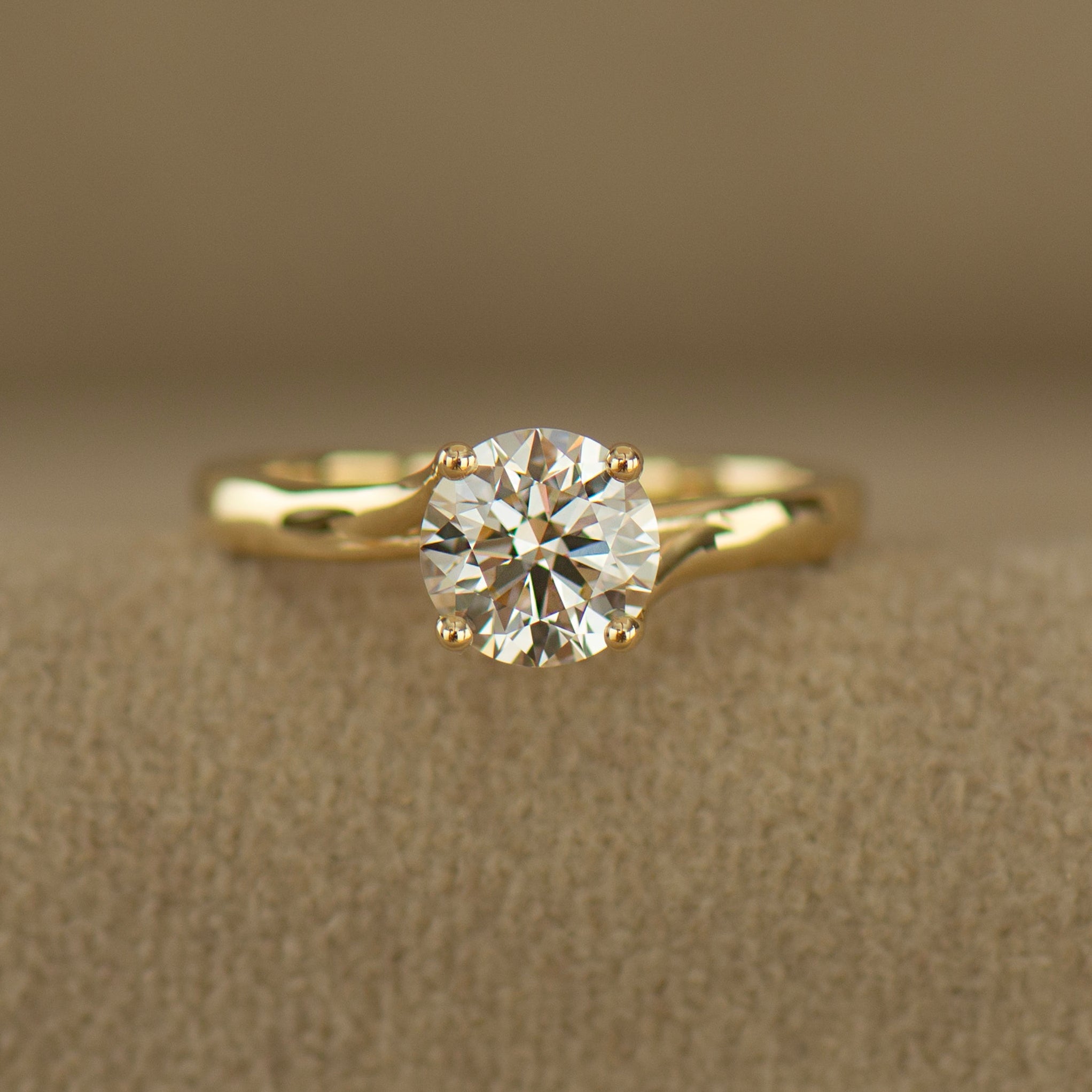 Large Bypass Engagement Ring