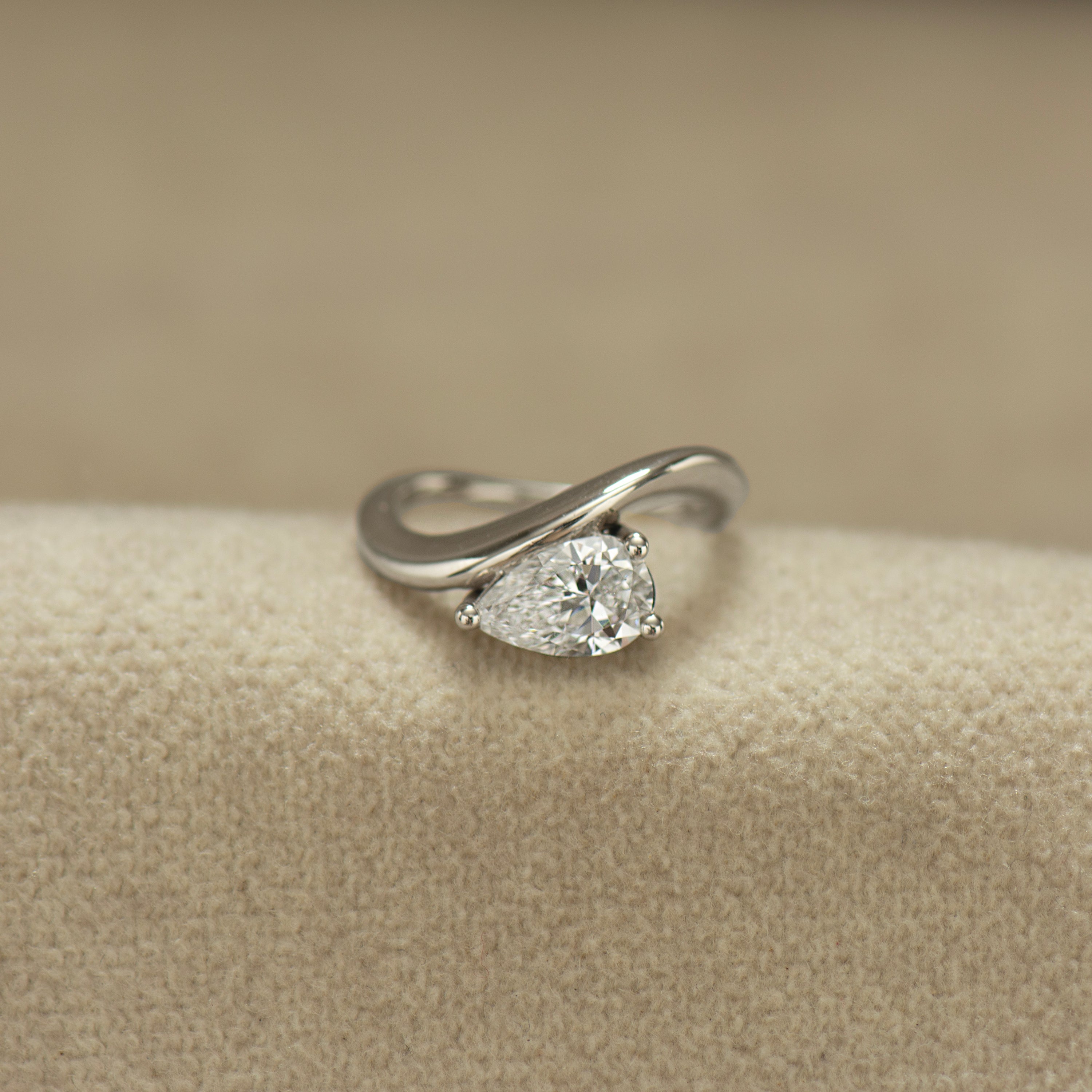 East-West Pear Ring