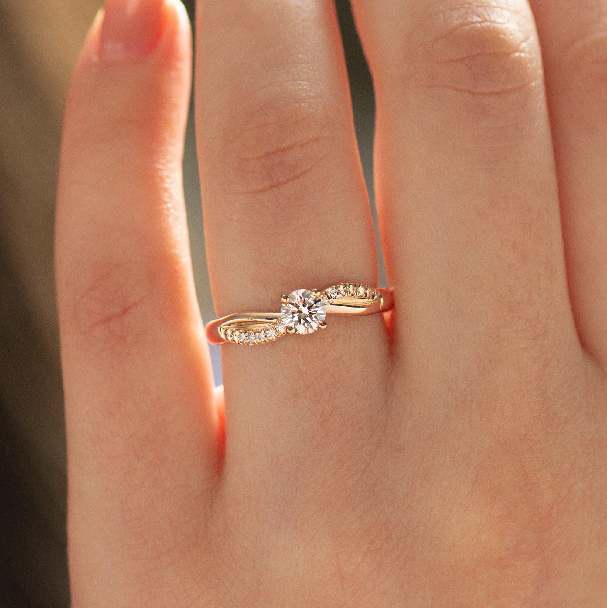 Twisted Engagement Ring