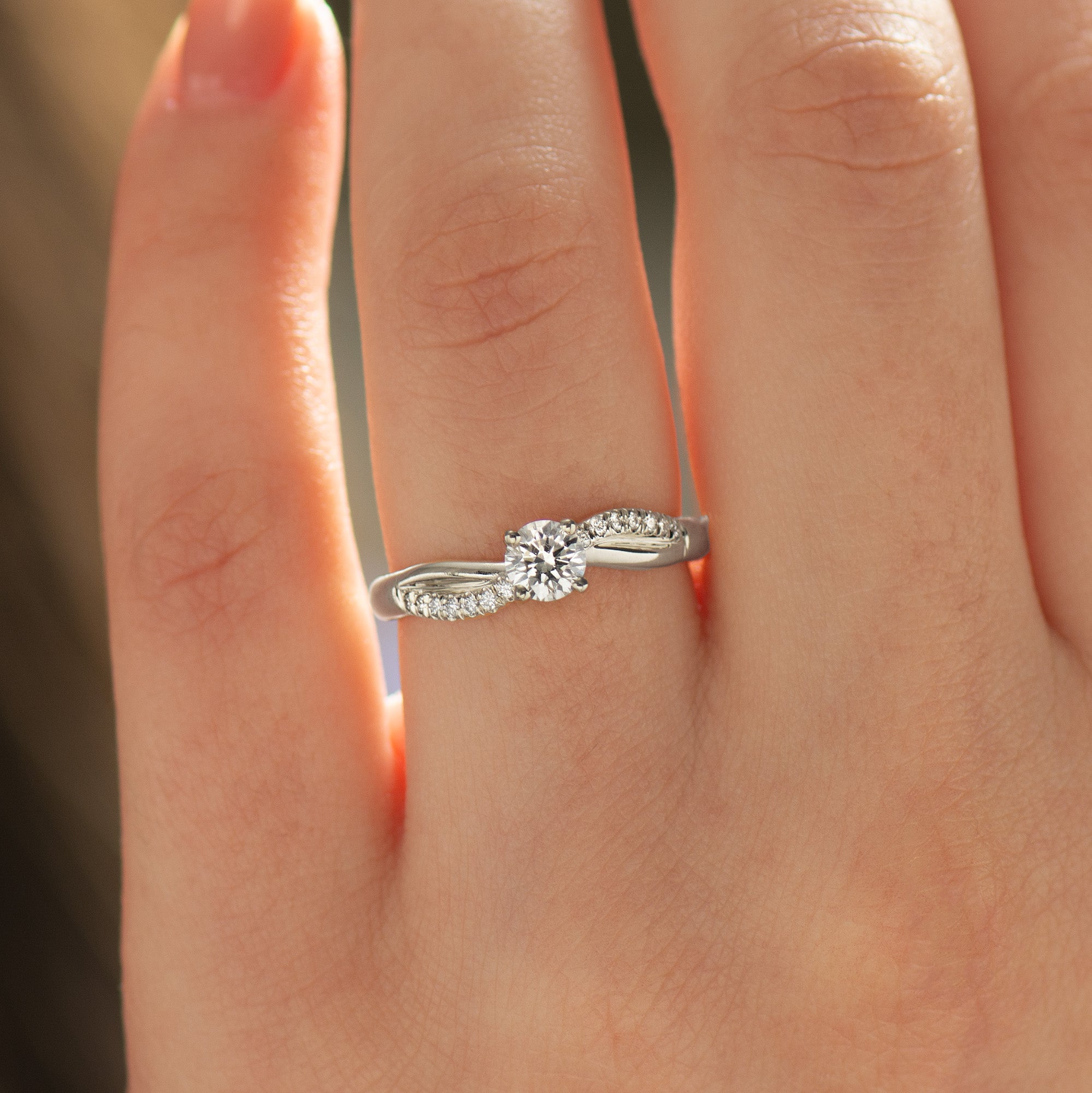 Twisted Engagement Ring