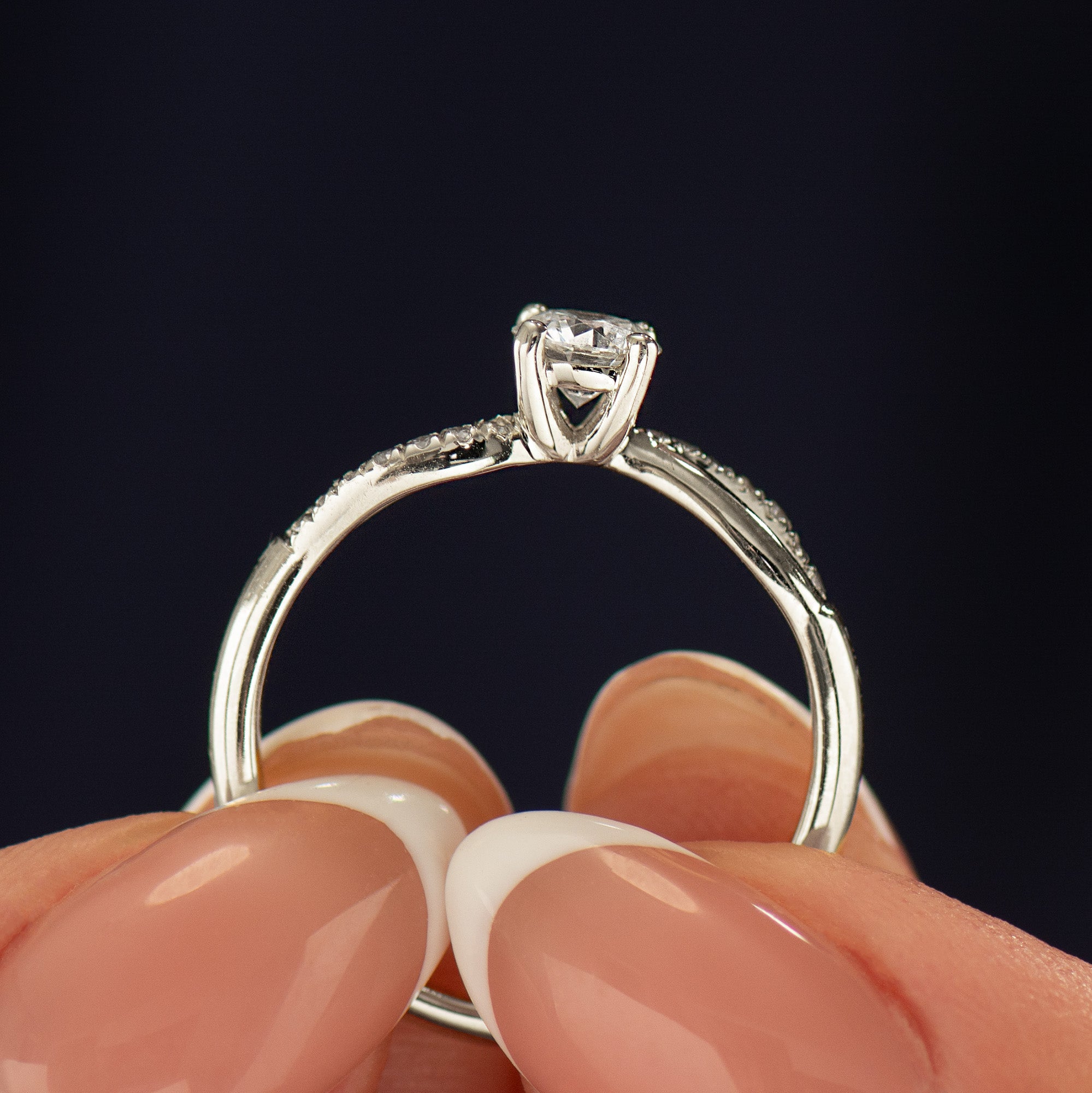 Twisted Engagement Ring