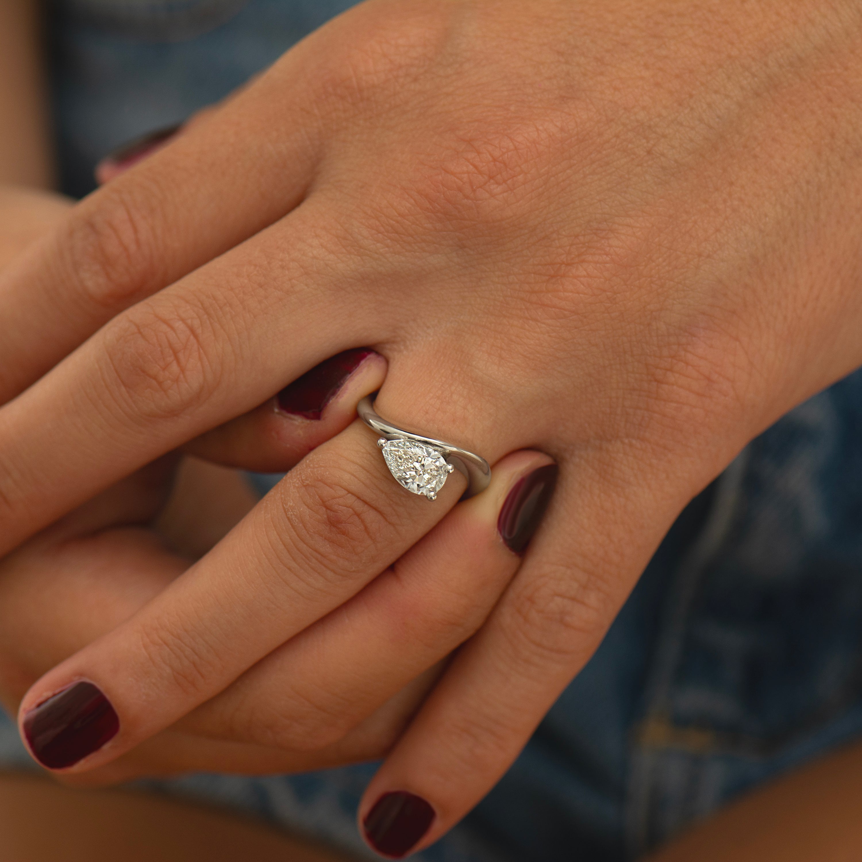 East-West Pear Ring