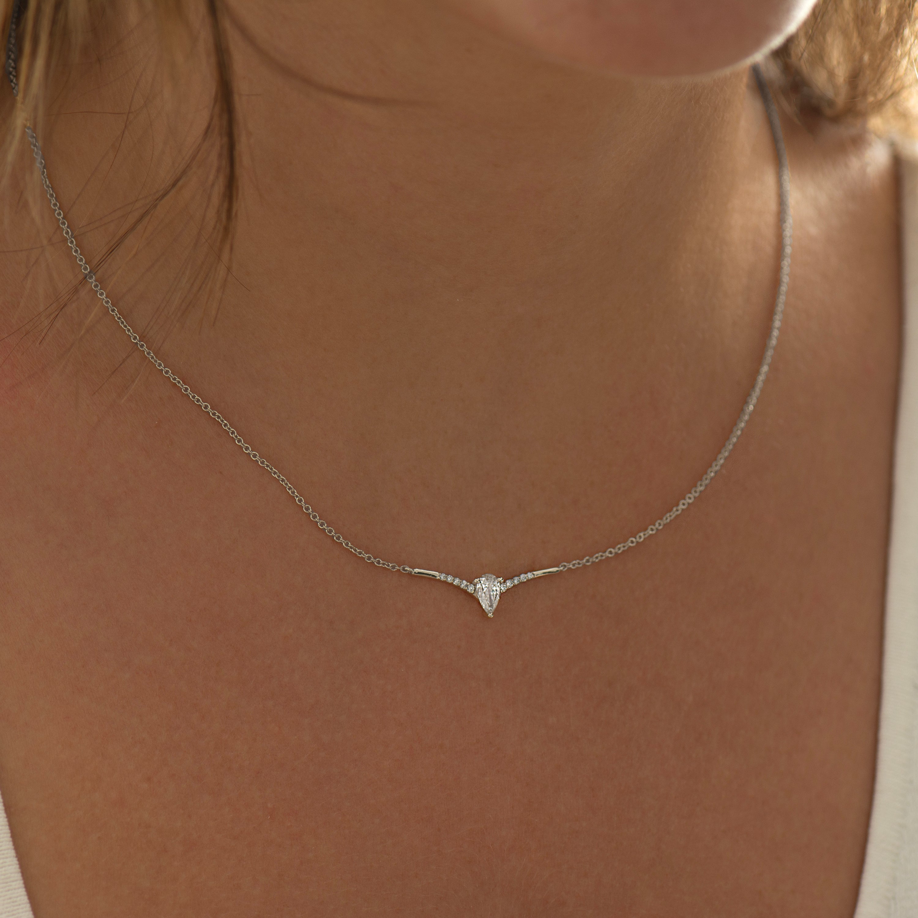 Flying Bird Diamond Necklace