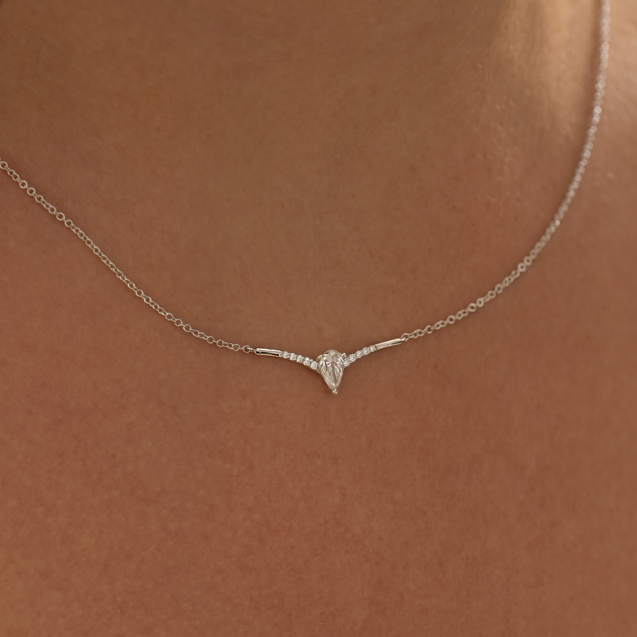 Flying Bird Diamond Necklace