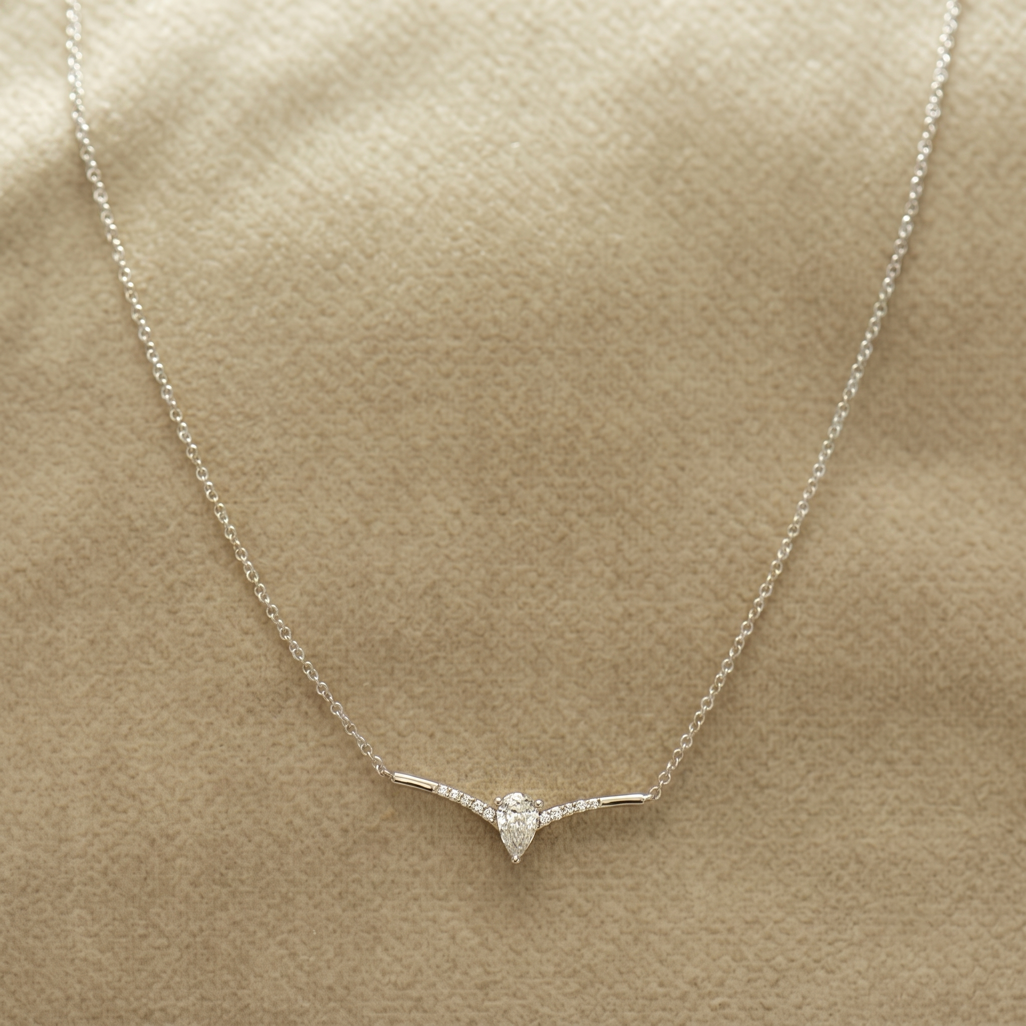 Flying Bird Diamond Necklace
