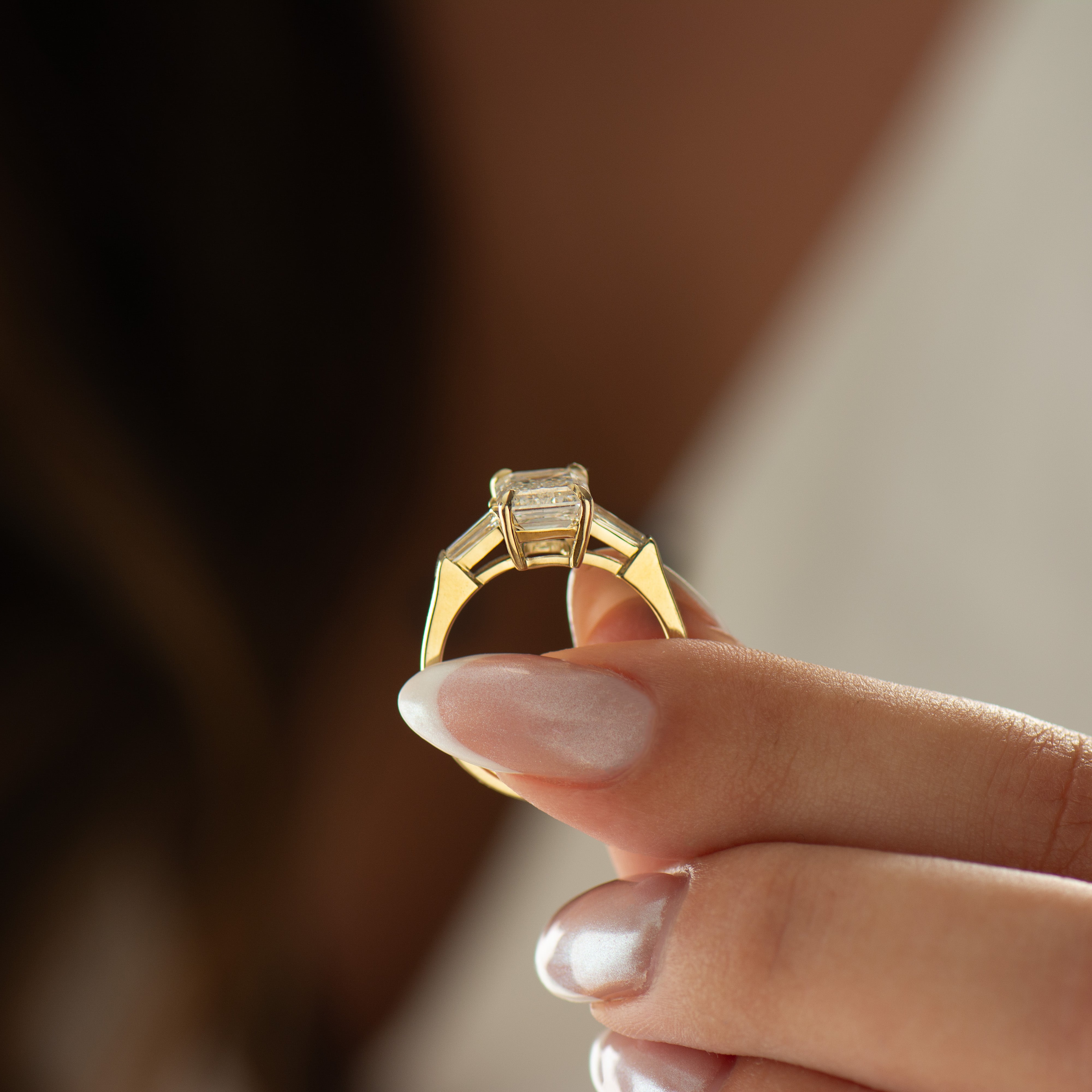 Emerald Cut Engagement Ring