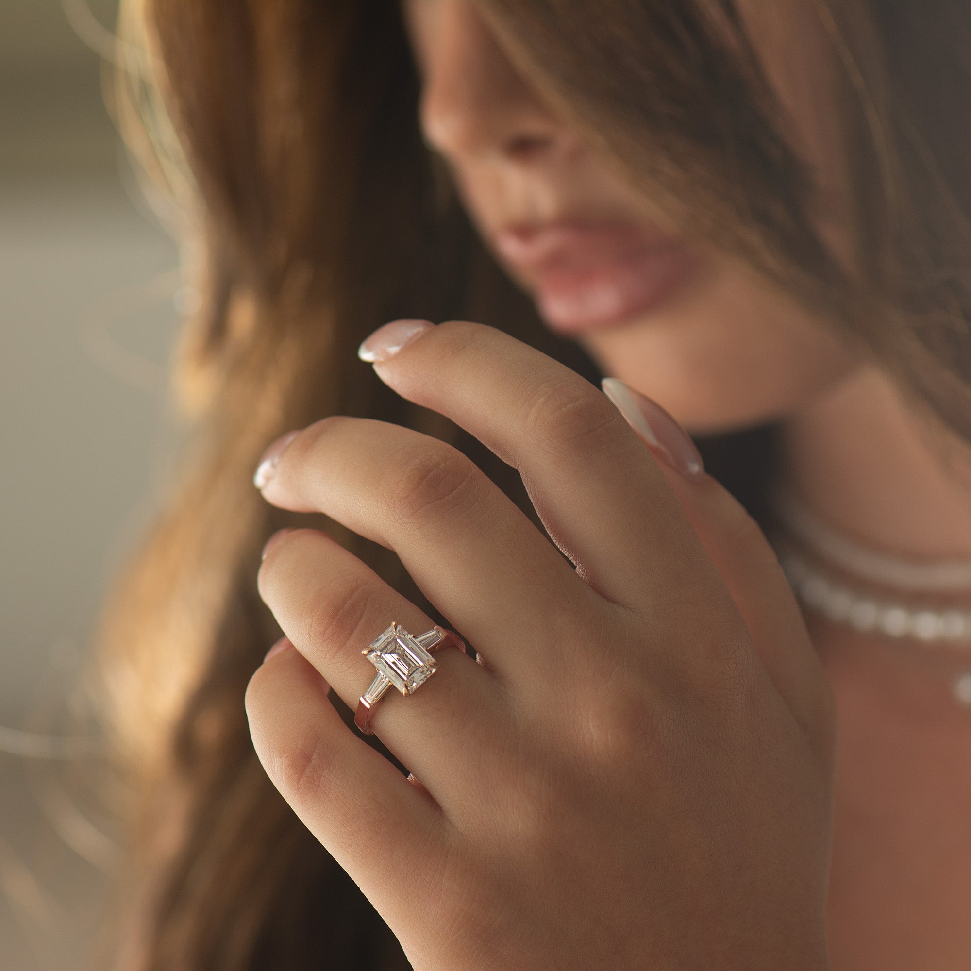 Emerald Cut Engagement Ring