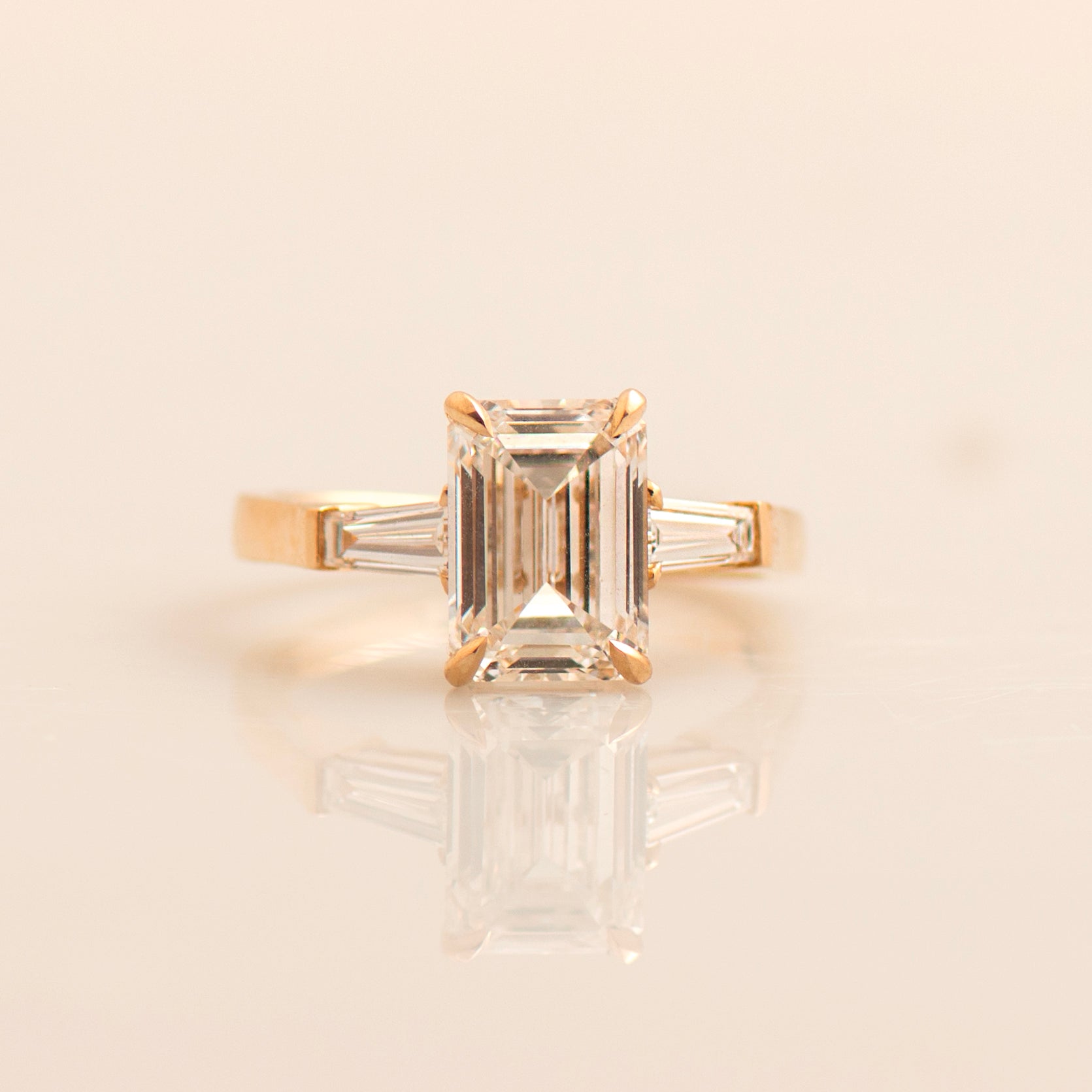 Emerald Cut Engagement Ring