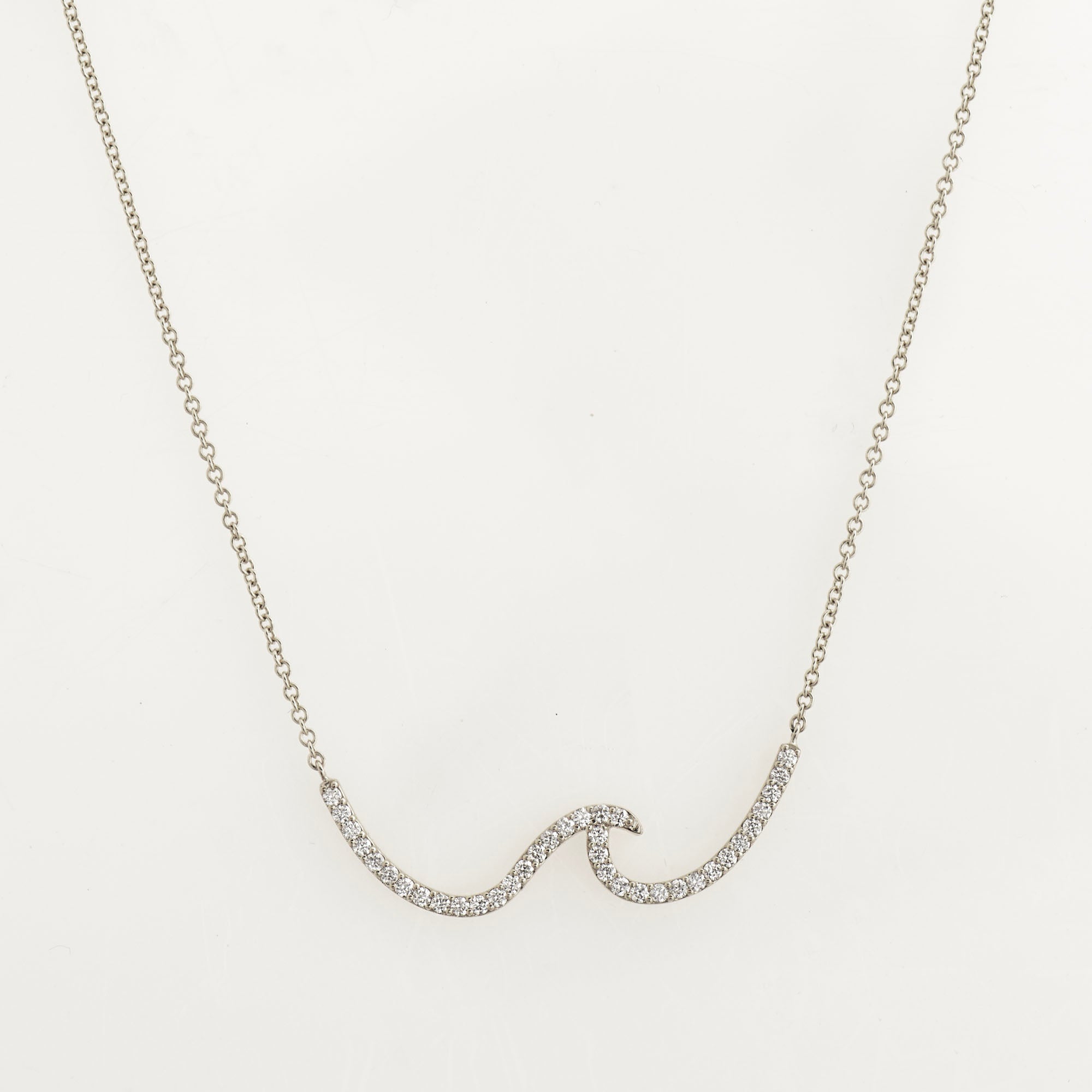 Wave Diamond Necklace