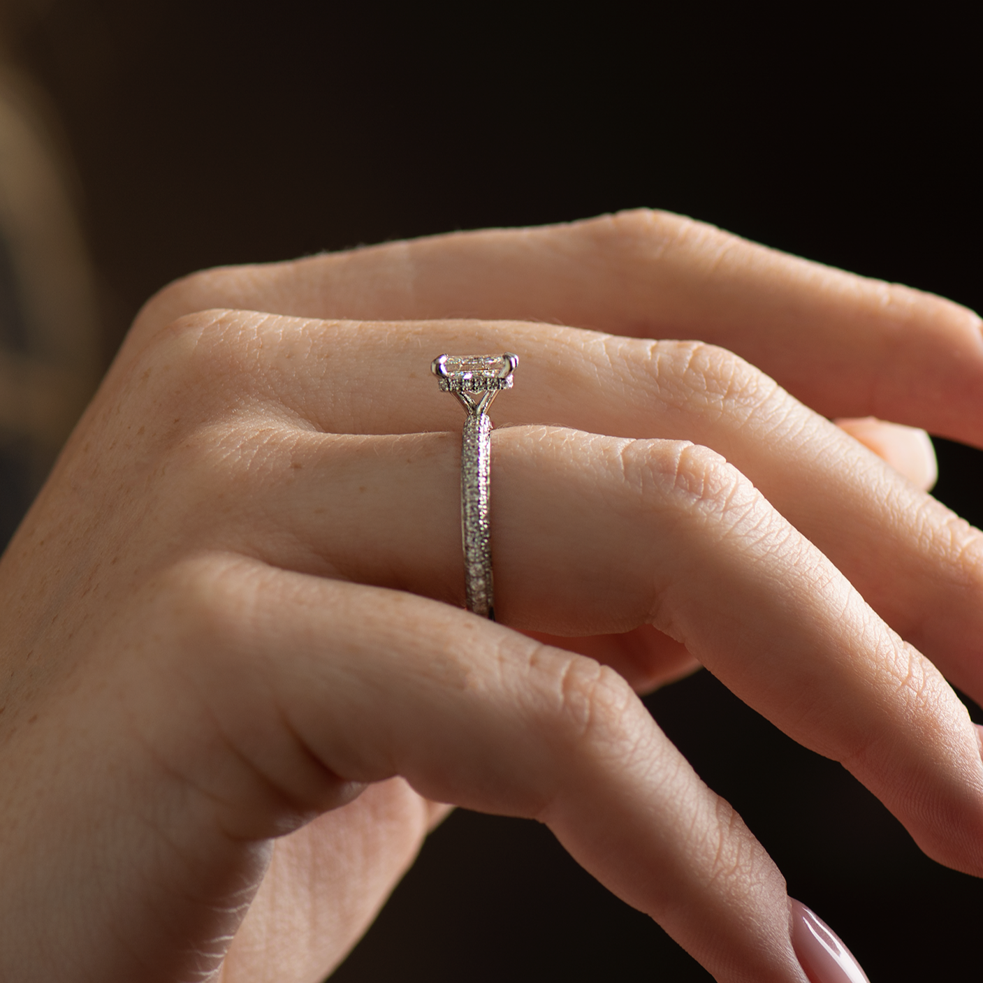 Radiant Engagement Ring