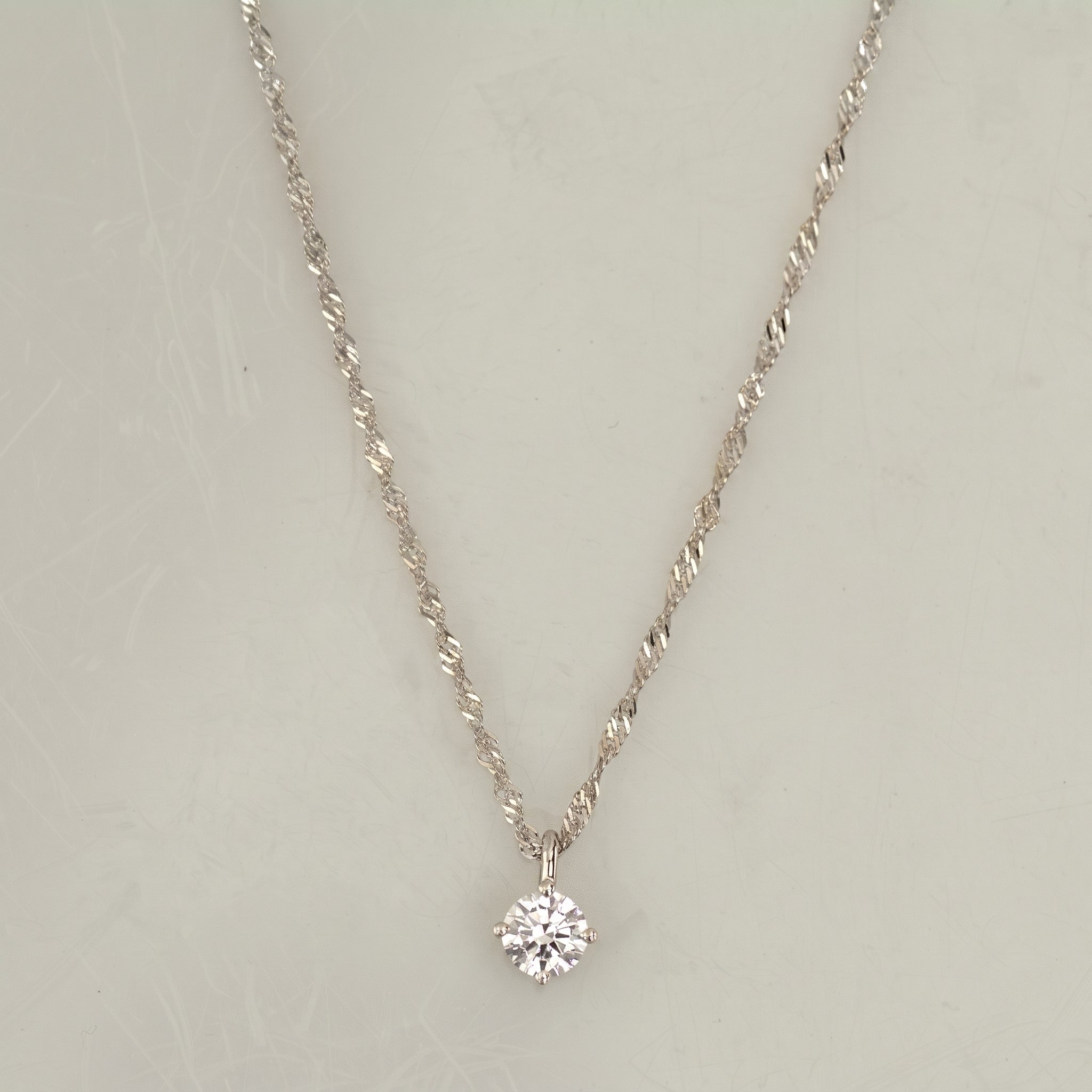 Solitaire Diamond Necklace