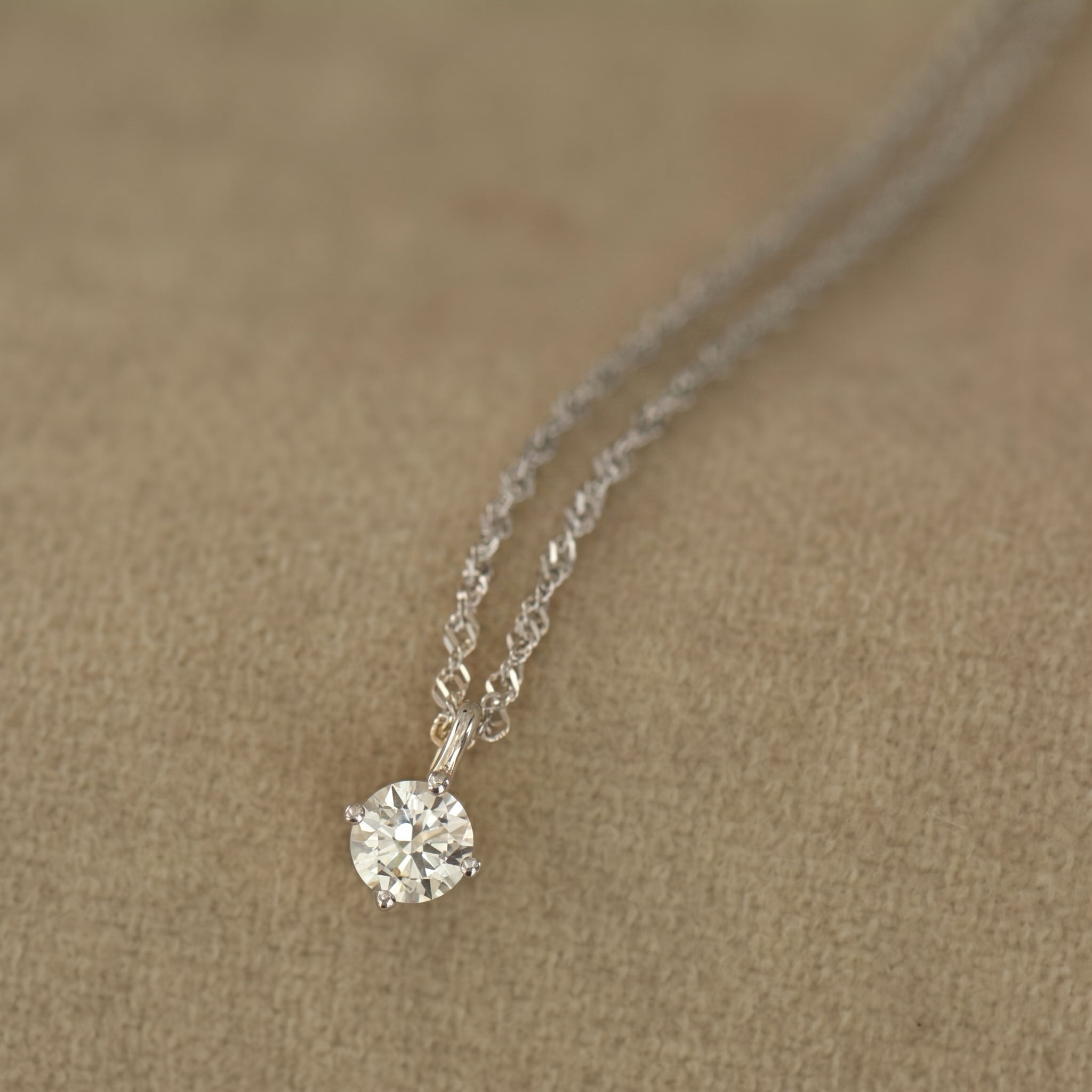 Solitaire Diamond Necklace