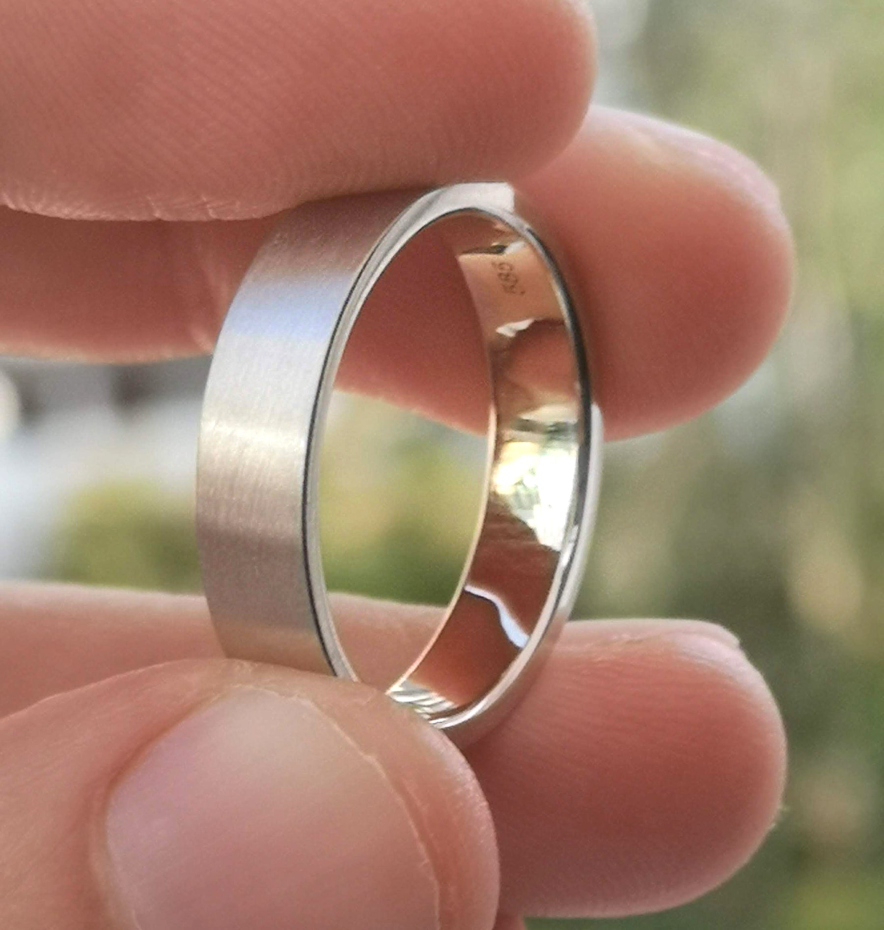 Two Tone Wedding Ring