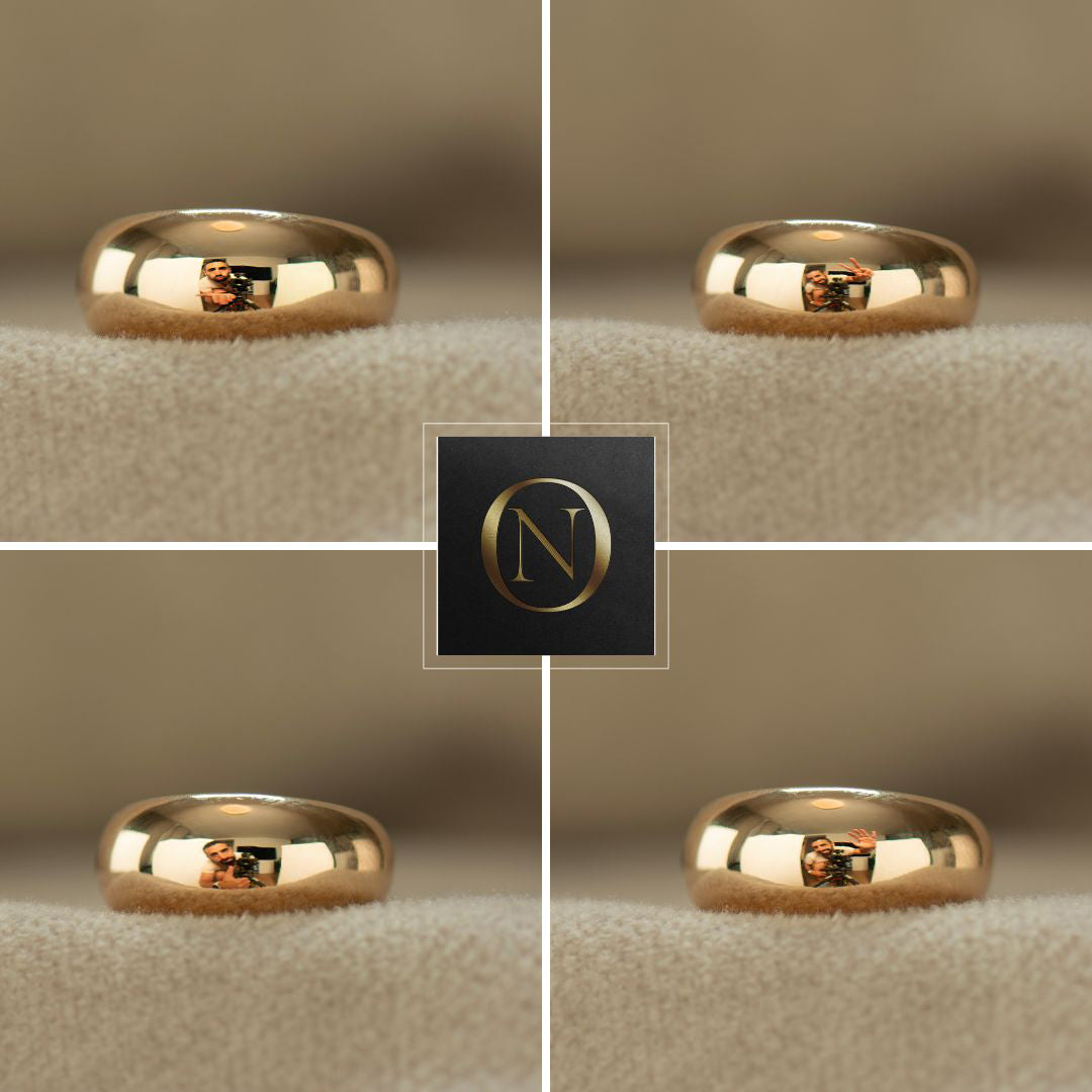 Plain Bombe Statement Ring