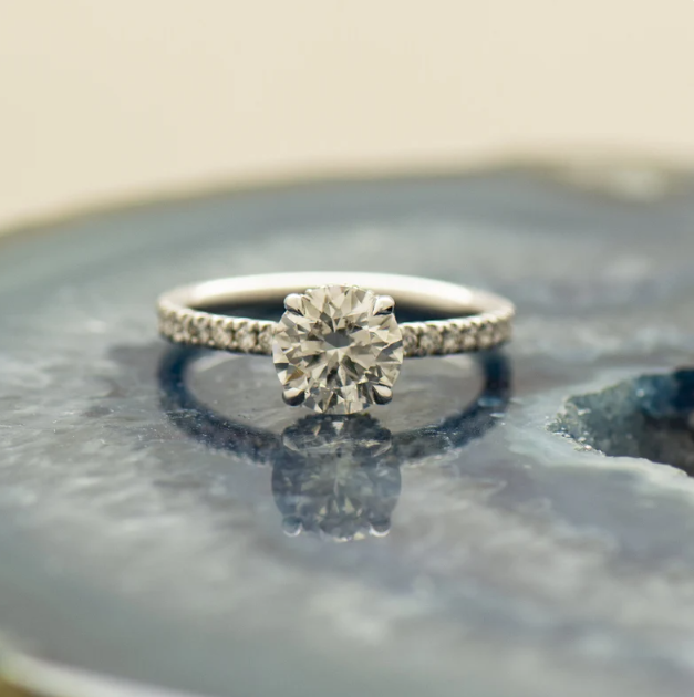 Floating Engagement Ring
