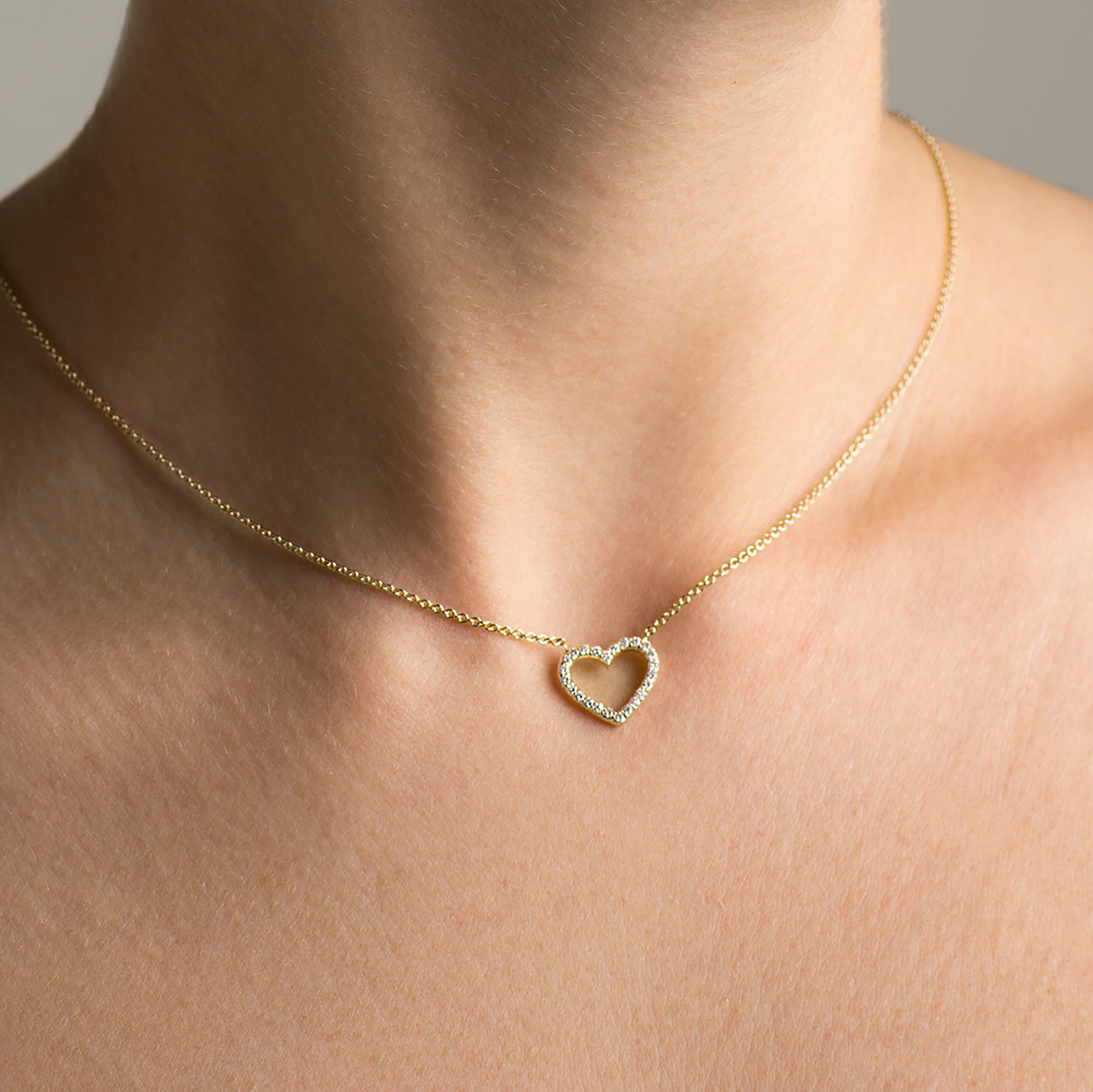 Heart Diamonds Necklace