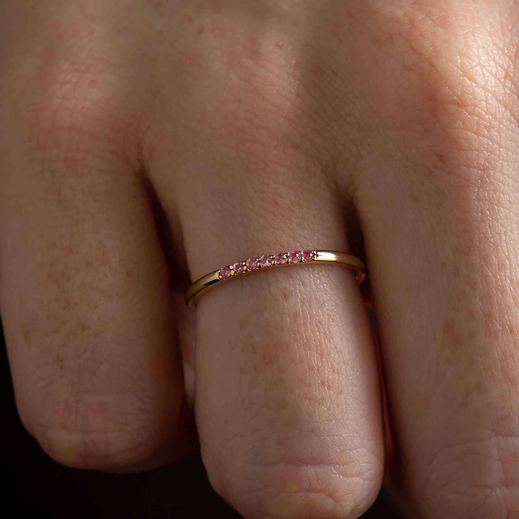 Pink Sapphires Ring