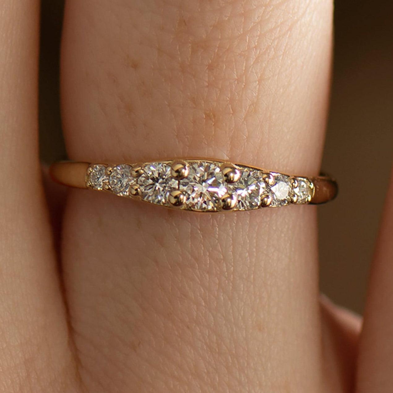 Dainty Engagement Ring