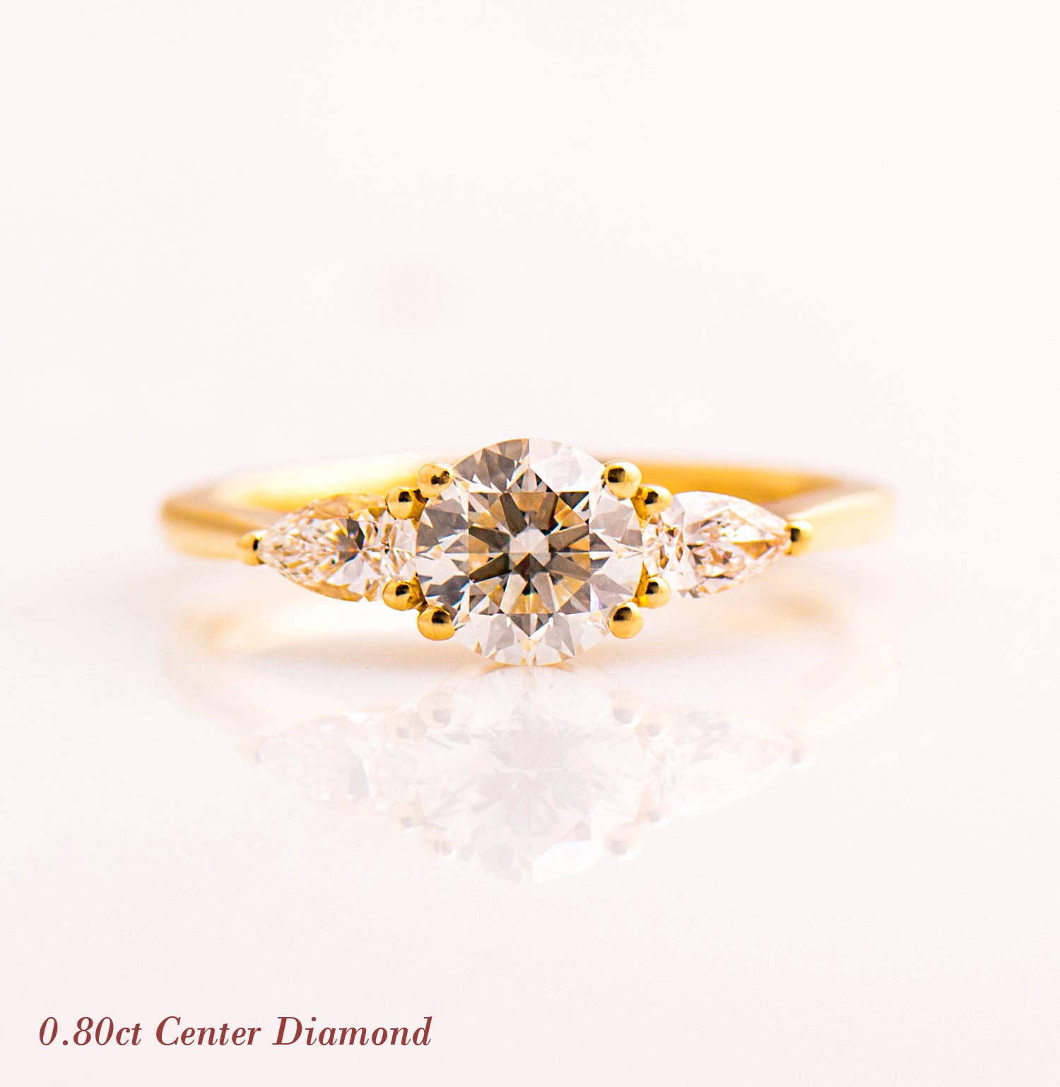 Three Stones Engagement Ring